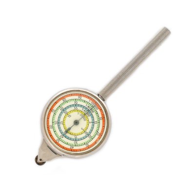 Opisometru, pentru măsurarea obiectelor curbate, începutul sec. XX, în cutia originală