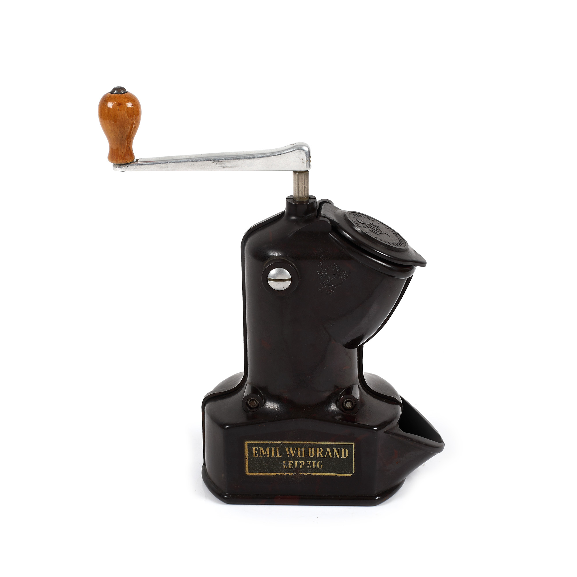 Coffee grinder, with Art Deco design, DMR brand (Diesel Motorenwerk Rostock), Germany, approx. 1930