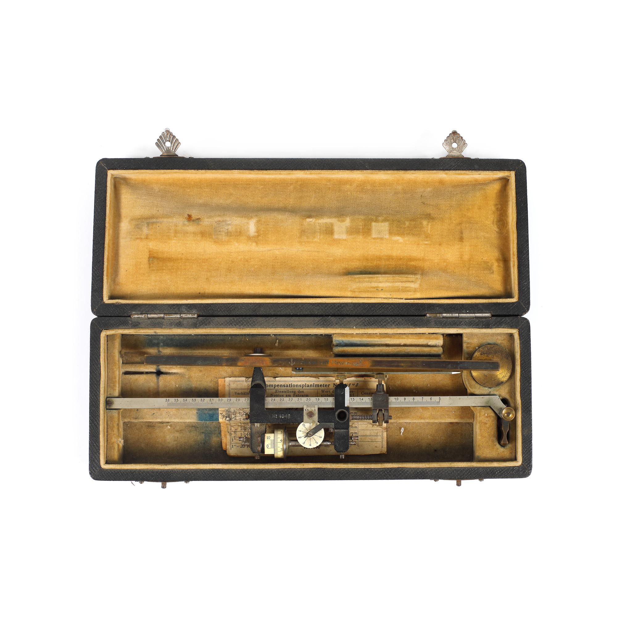 Gebruder Haff planimeter, Germany, early 20th century, in original box
