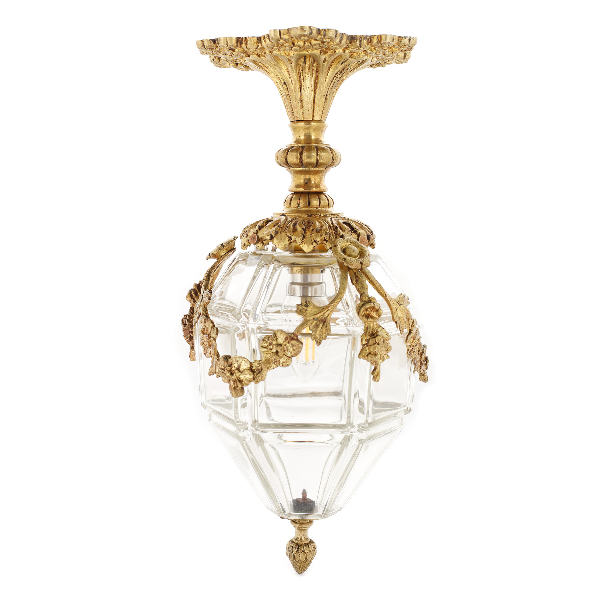 Belle Époque ceiling lamp, approx. 1900