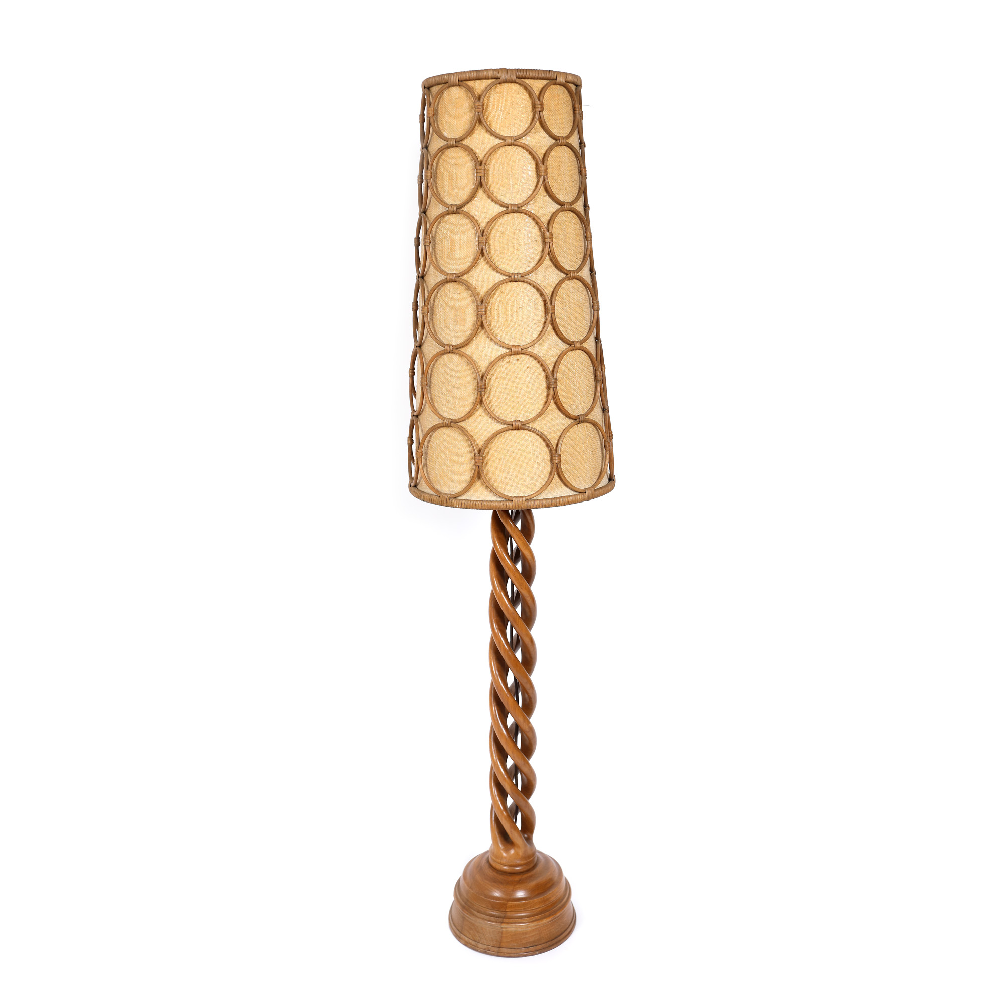 "Spiral Helix" - lampă de podea, designer James Mont, cca. 1960