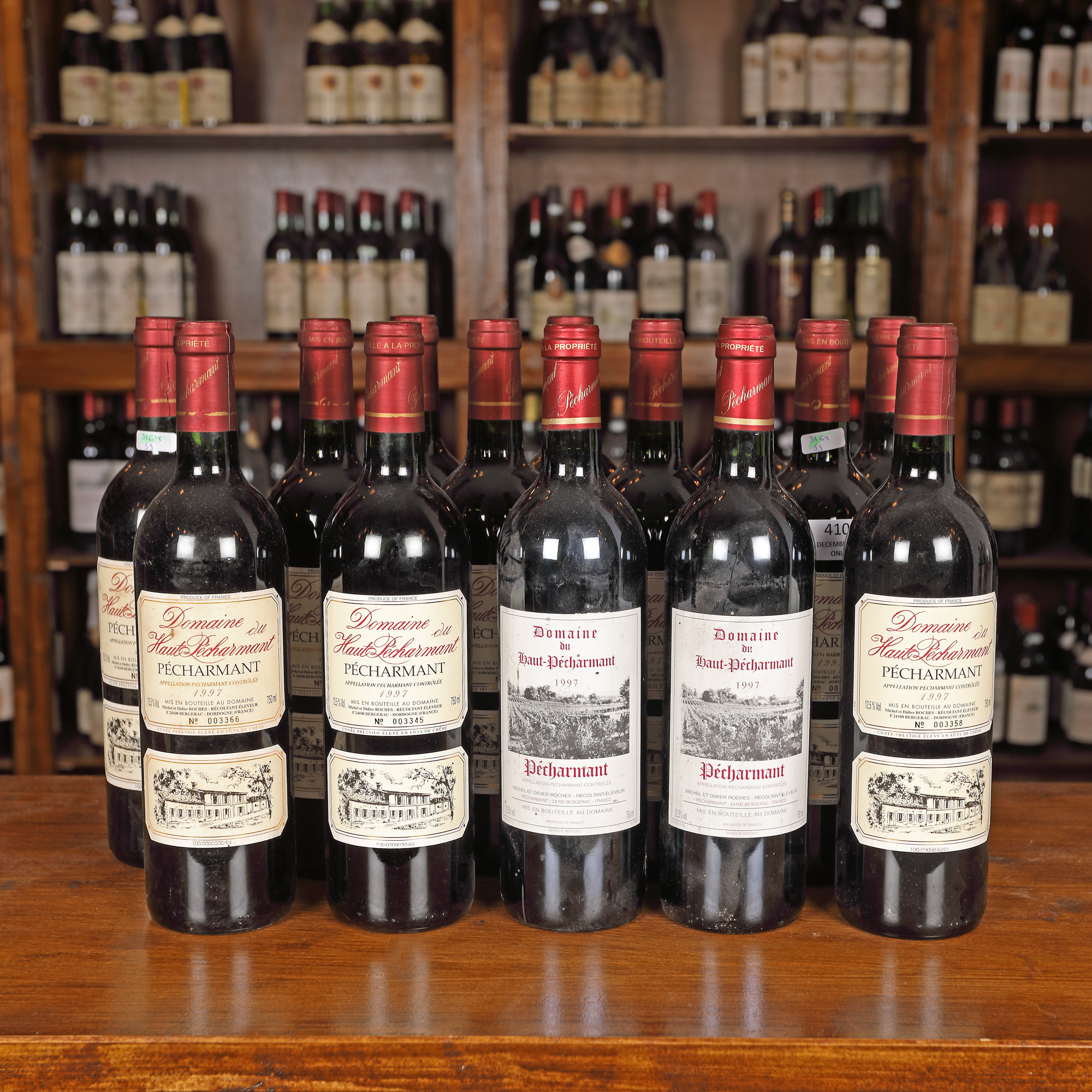 Lot de vinuri Domaine du Haut Pécharmant, 1997, 14st x 0,75l