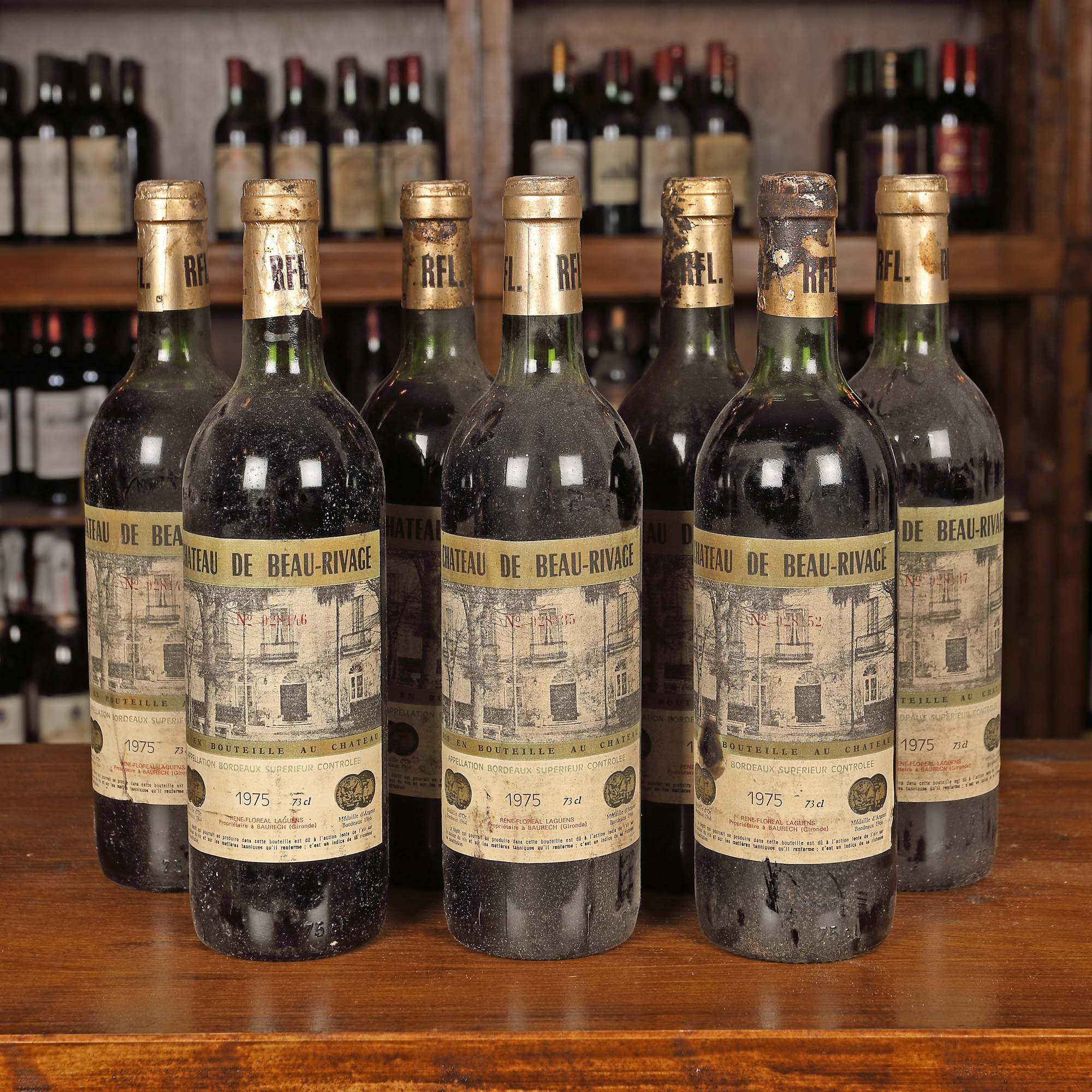 Château de Beau Rivage, Bordeaux, 1975, 7st x 0,75l