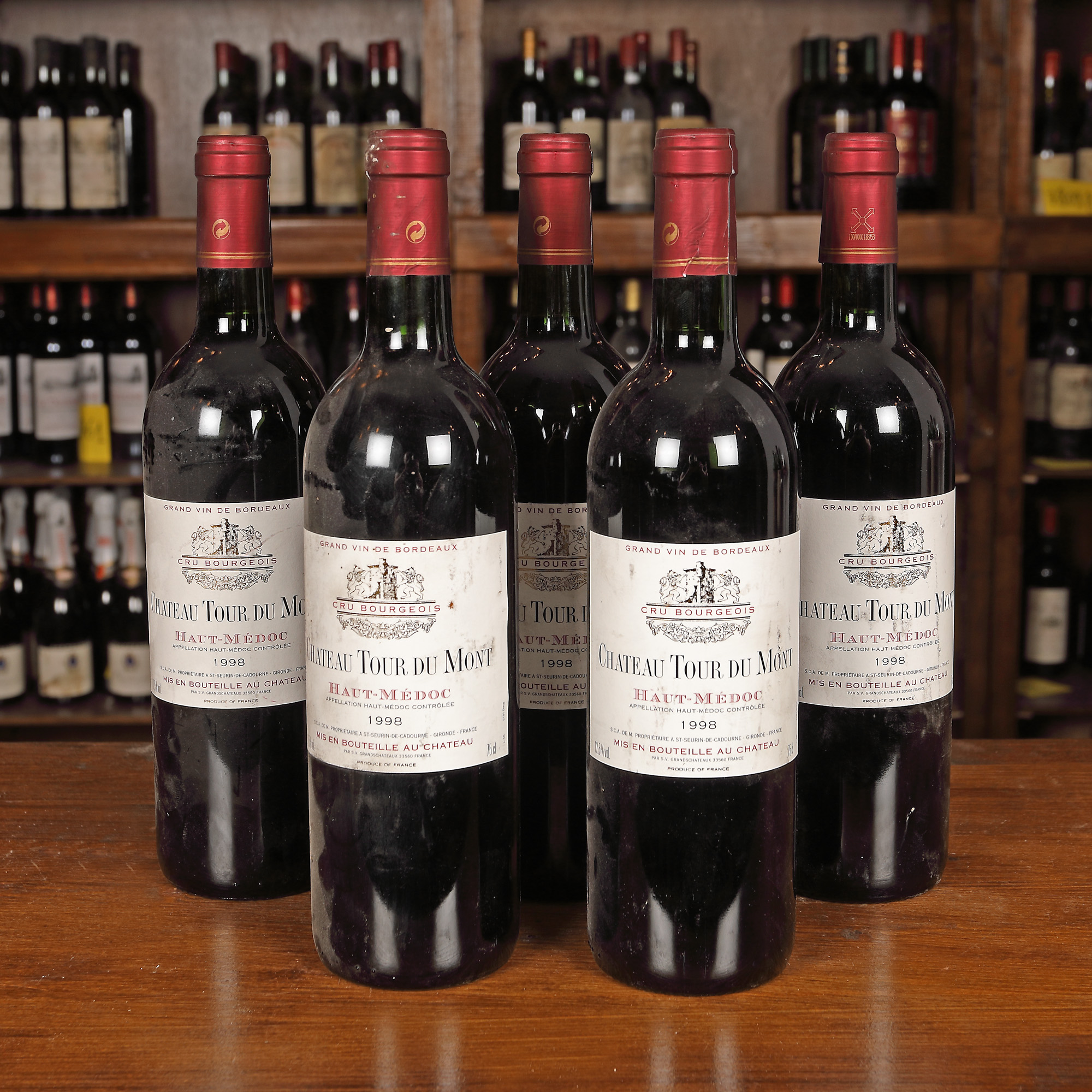 Château Tour du Mont, Haut-Médoc, 1998, 5st x 0,75l