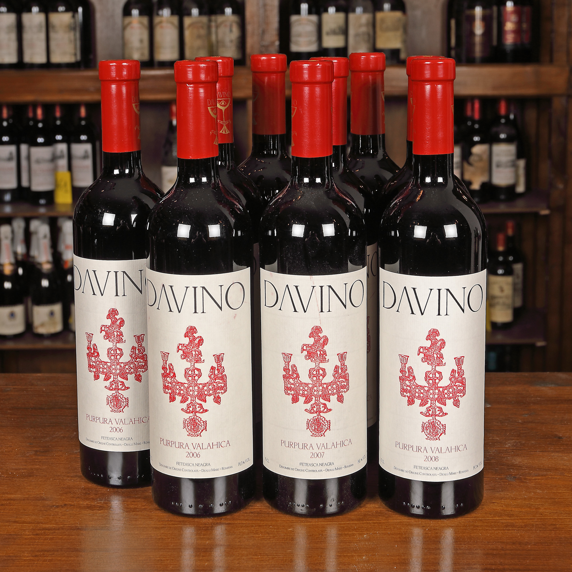 Davino Purpura Valahica, 2006-2008, 9st x 0,75l