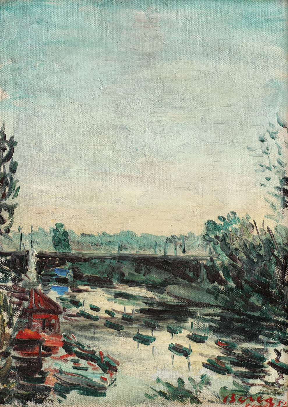 Watercrafts on the Seine