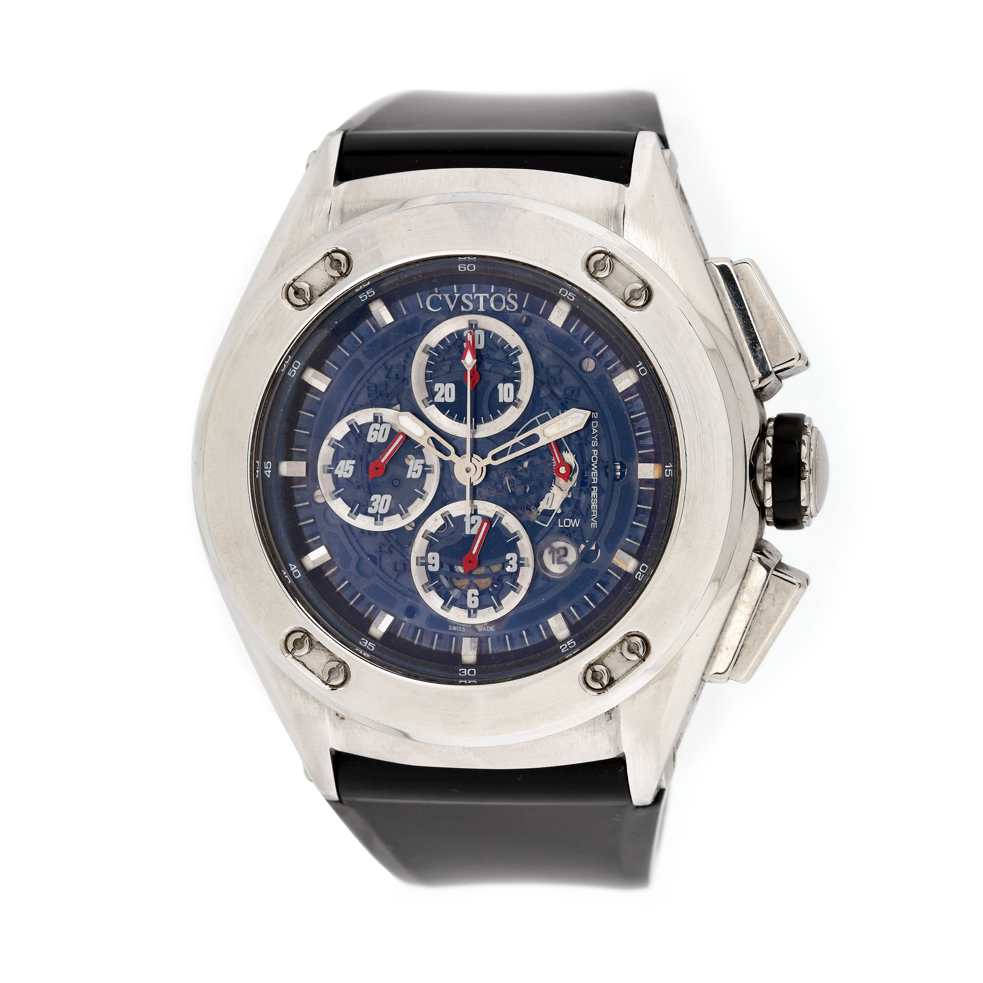 Cvstos Challenge 50 wristwatch, steel, men