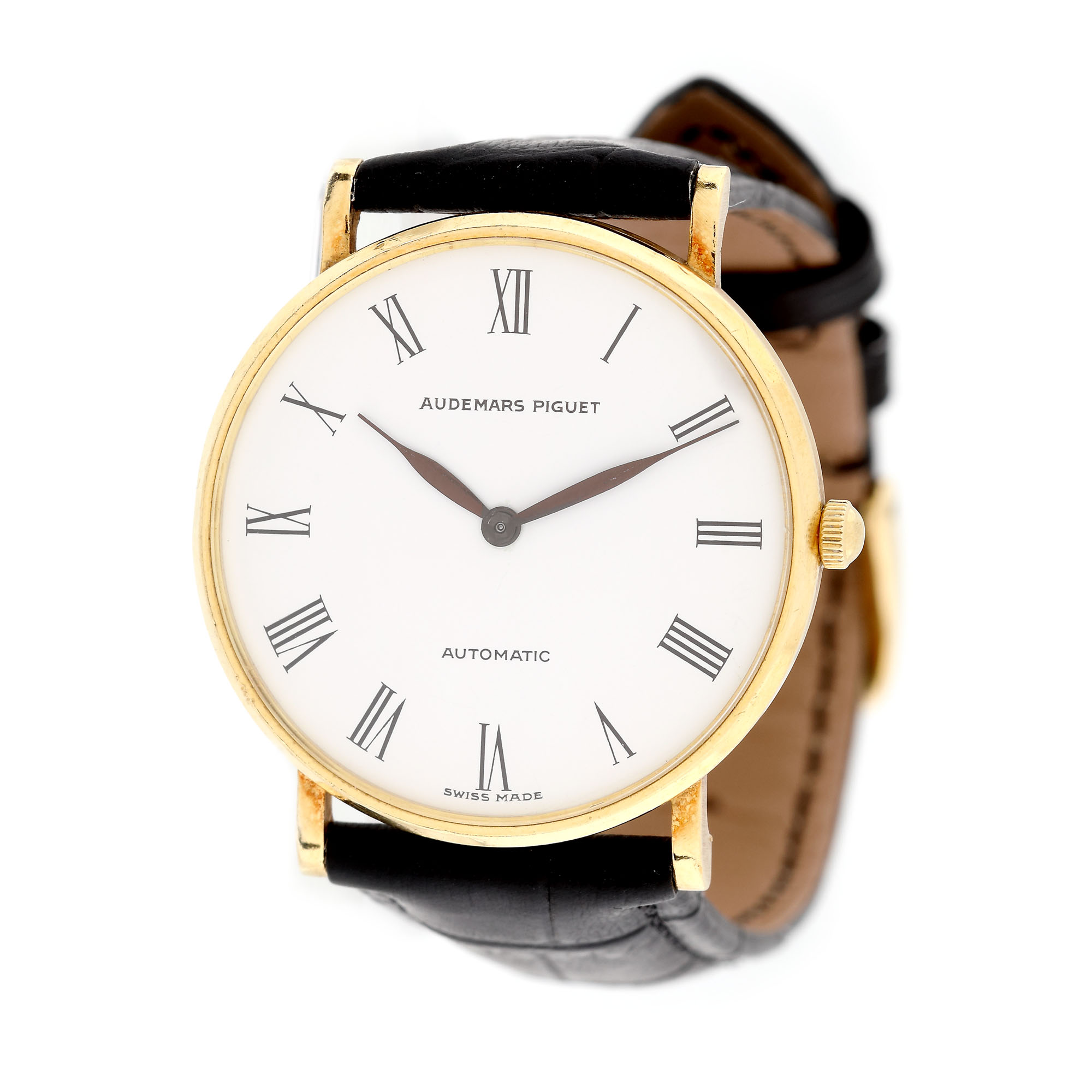 Ceas Audemars Piguet Extra Thin din aur, de mână, unisex