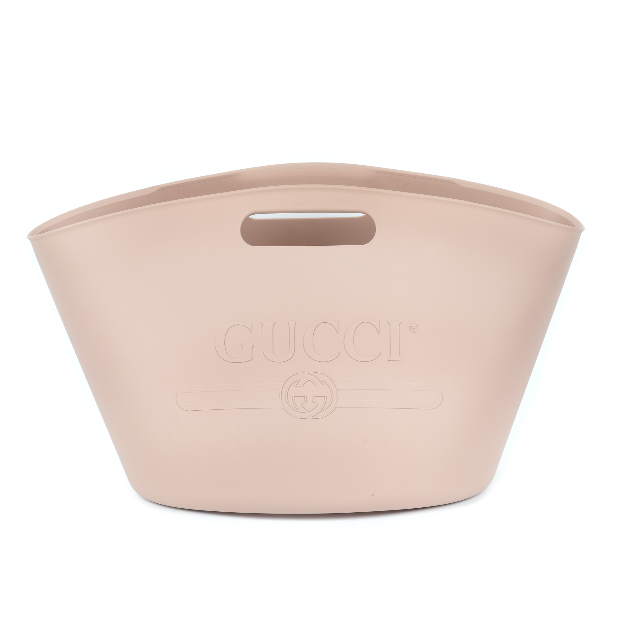 Geantă Gucci, din cauciuc, de culoare millennial pink