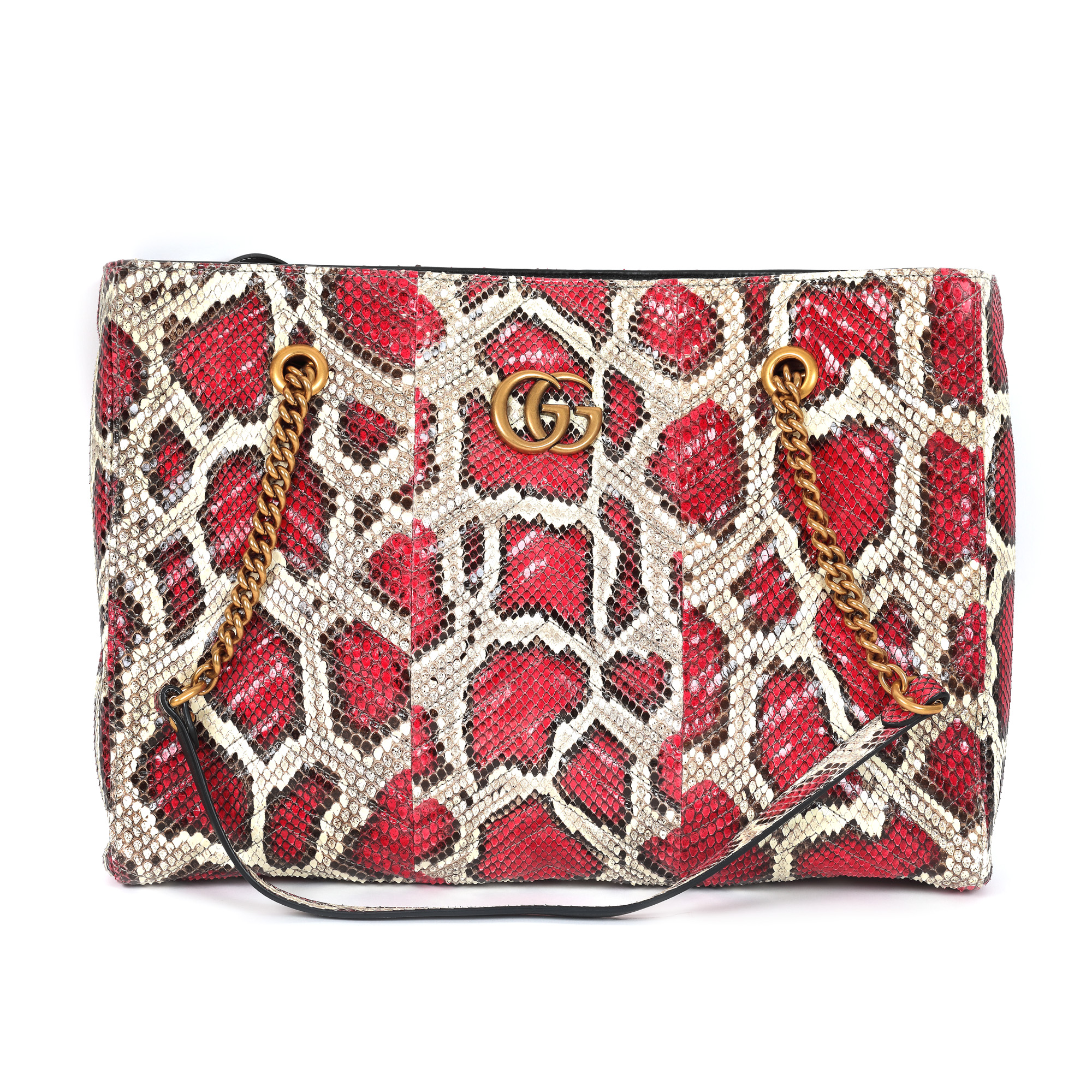 ”Marmont Tote” - geantă Gucci, din piele de piton