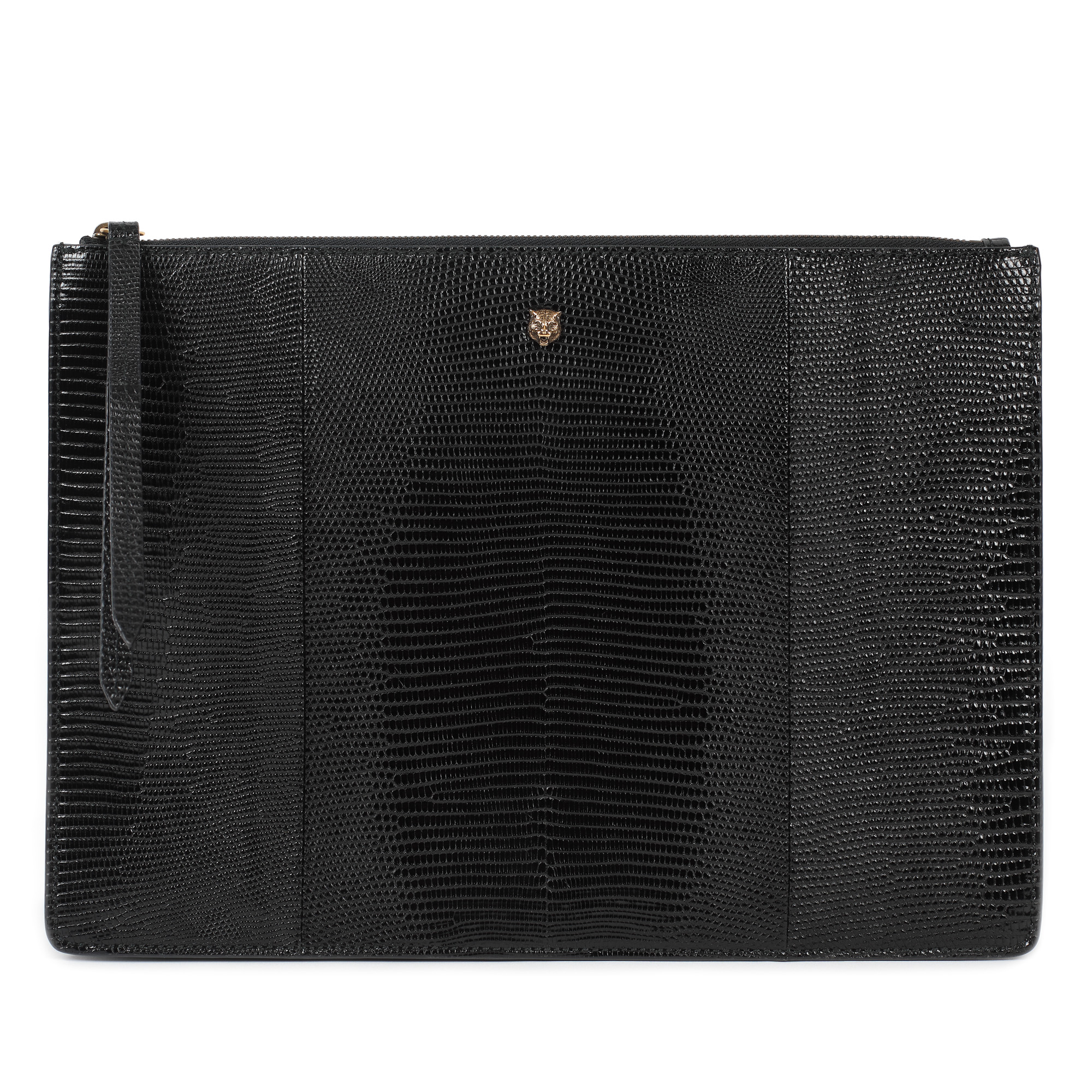 Gucci bag, python leather, black