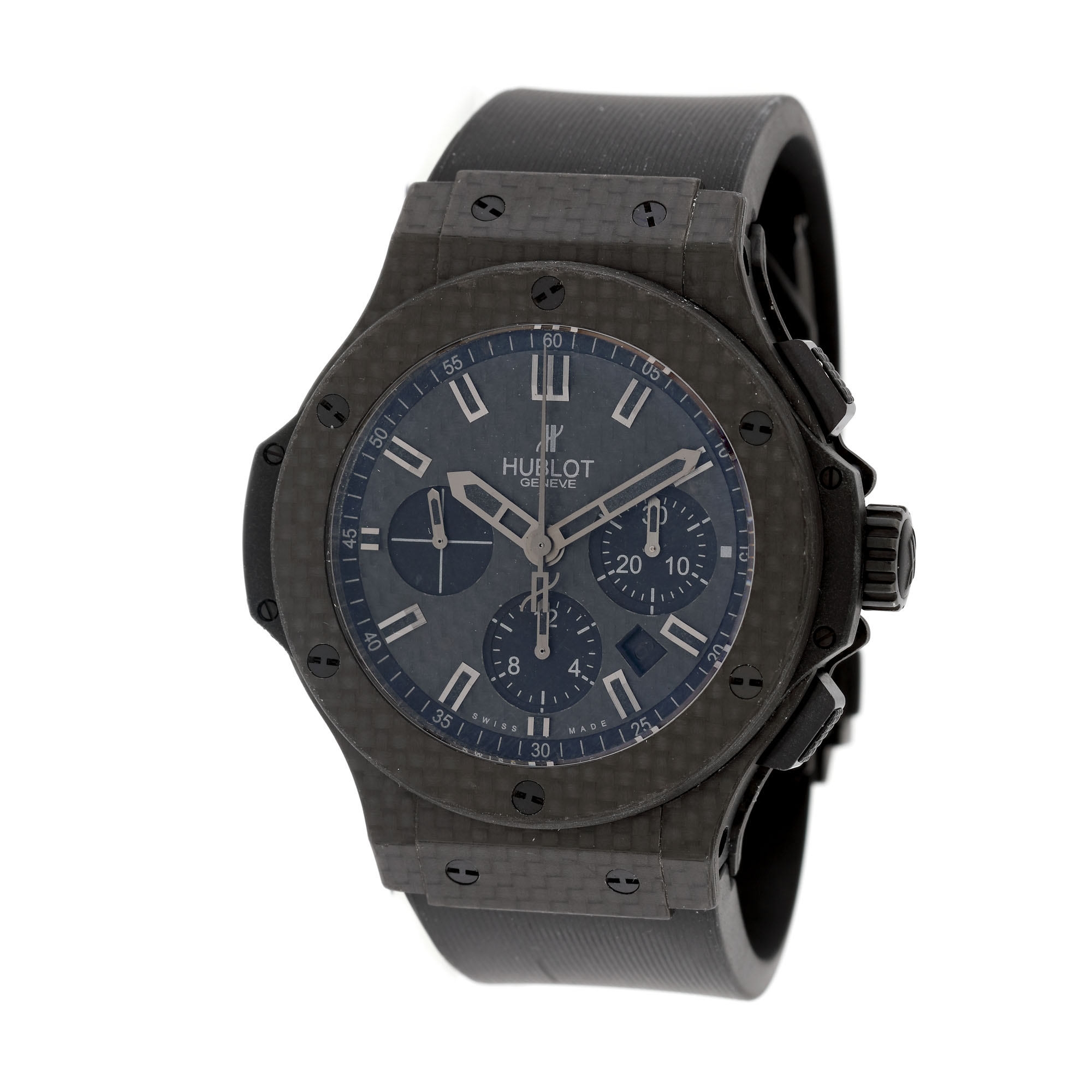 Ceas Hublot Big Bang, din carbon, de mână, bărbătesc