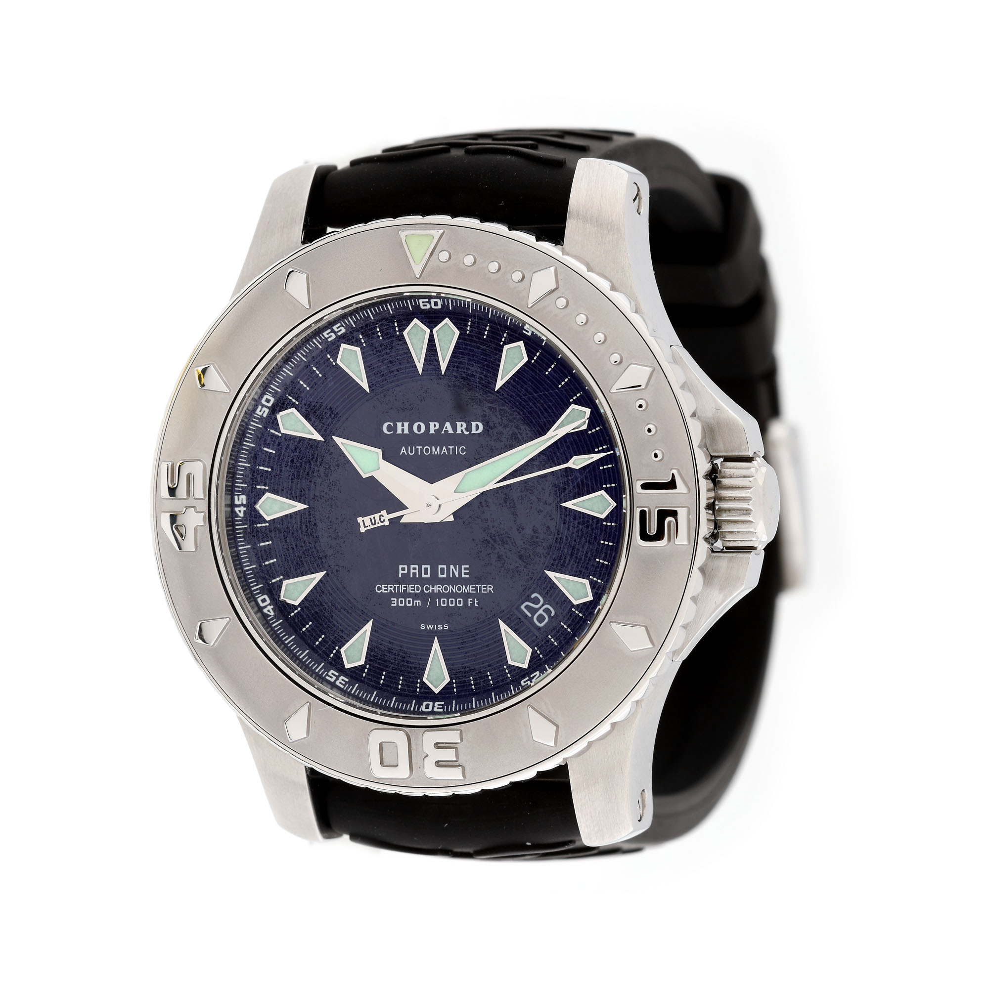 Louis Ulysse Chopard (L.U.C.) Pro One Diver wristwatch, steel, men