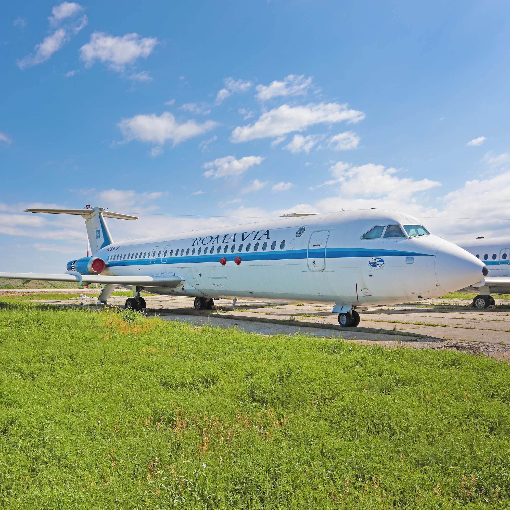 "Negrești" presidential plane, used for the official flights of President Ion Iliescu, 1989