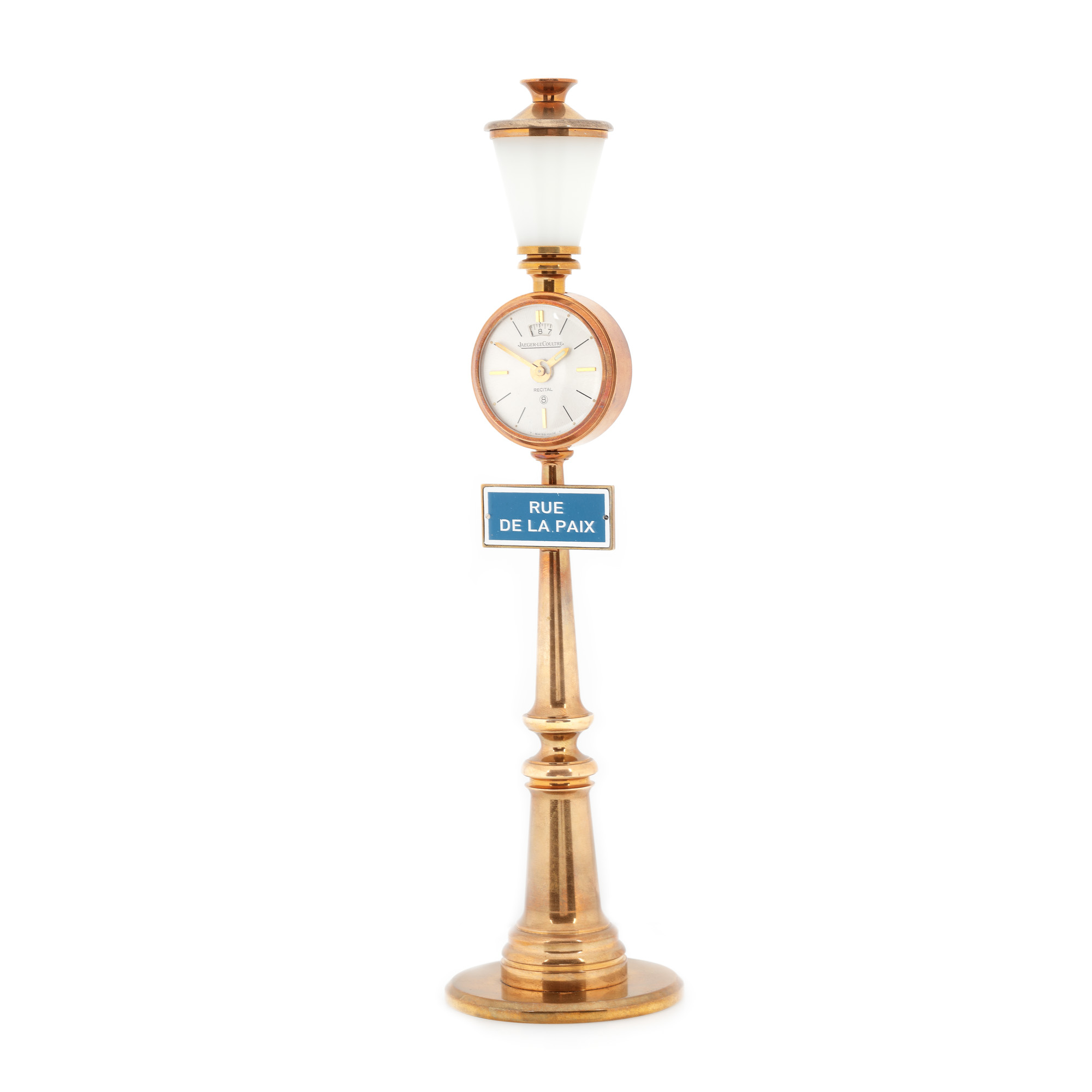 Ceas Jaeger-LeCoultre ”Rue De La Paix” Recital, din bronz, de masă