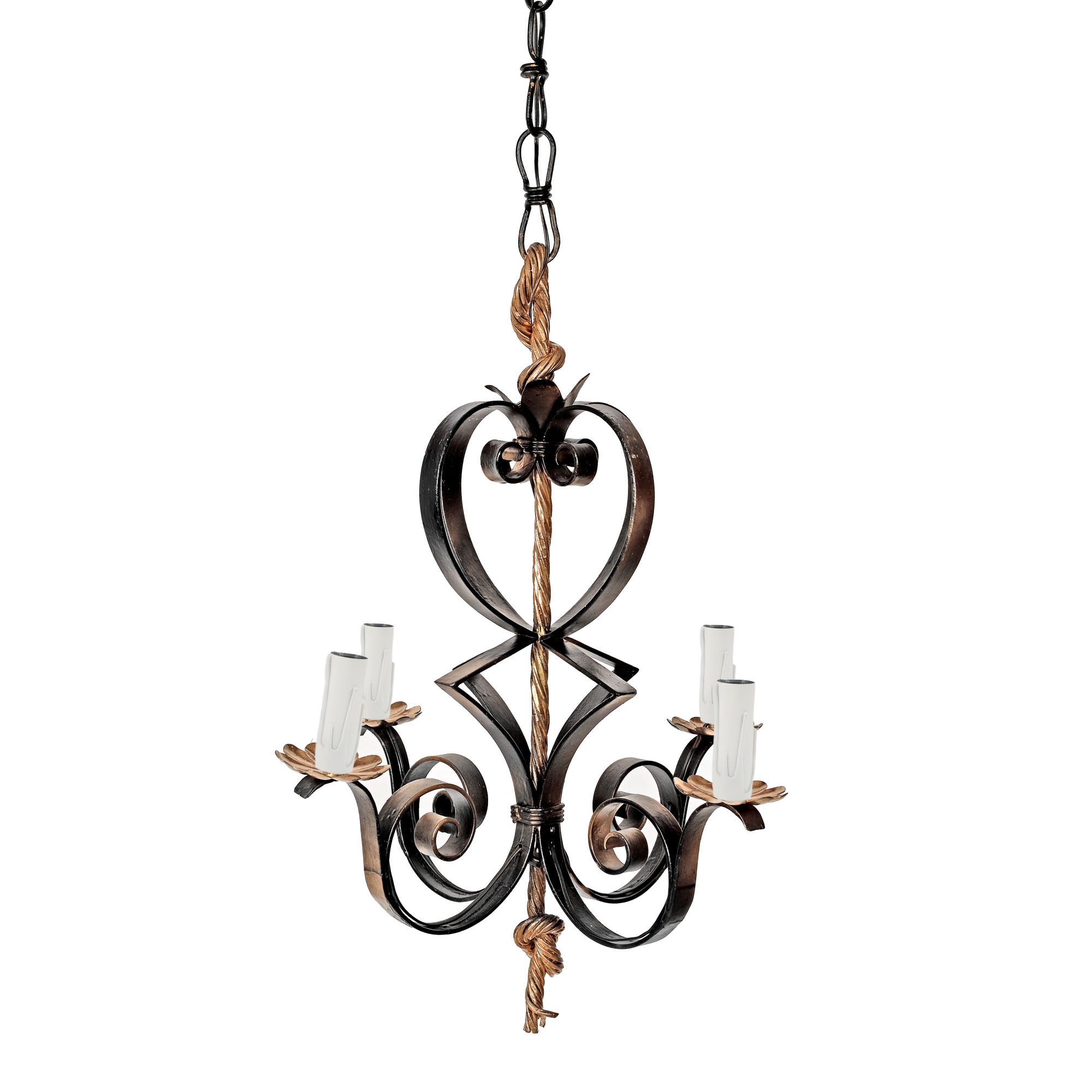 Art Deco lamp, Gilbert Poillerat design, approx. 1935-1940