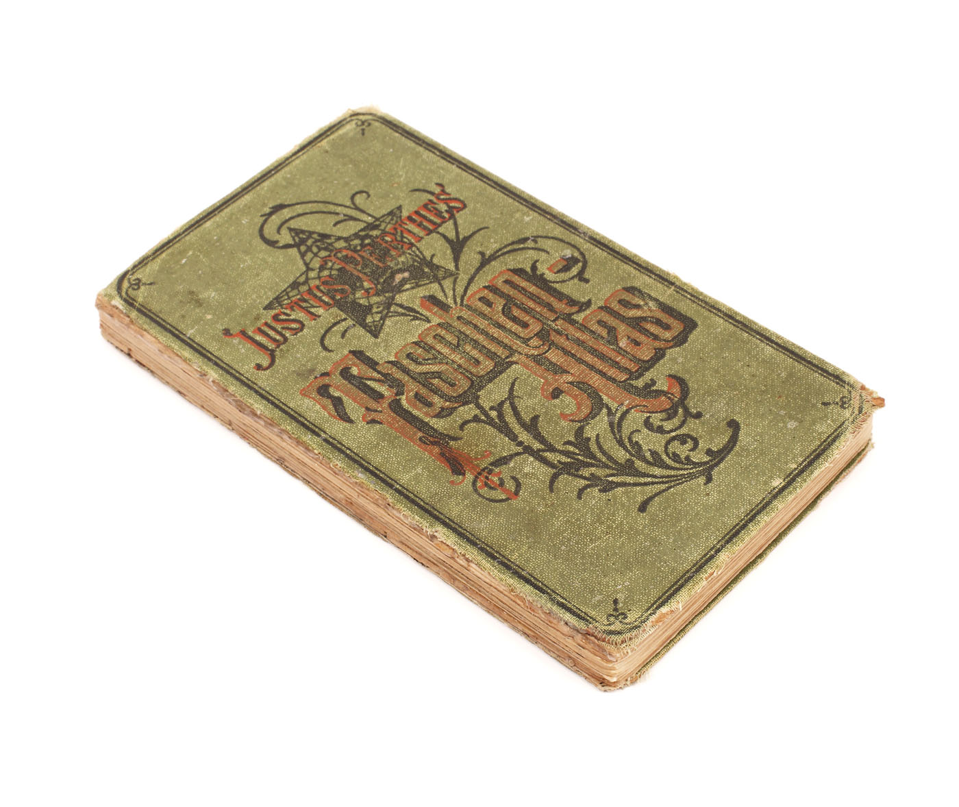 "Atlas de buzunar Justus Perthes", complet refacut de Herman Habenicht, cu note geografo-statistice de Hugo Wichmann, 1909, conține semnătura olografă a ing. Ion D. Ghica