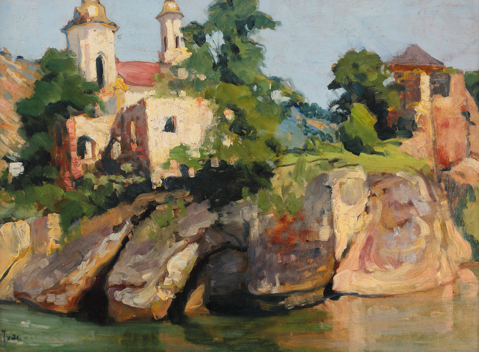 Landscape with Church
