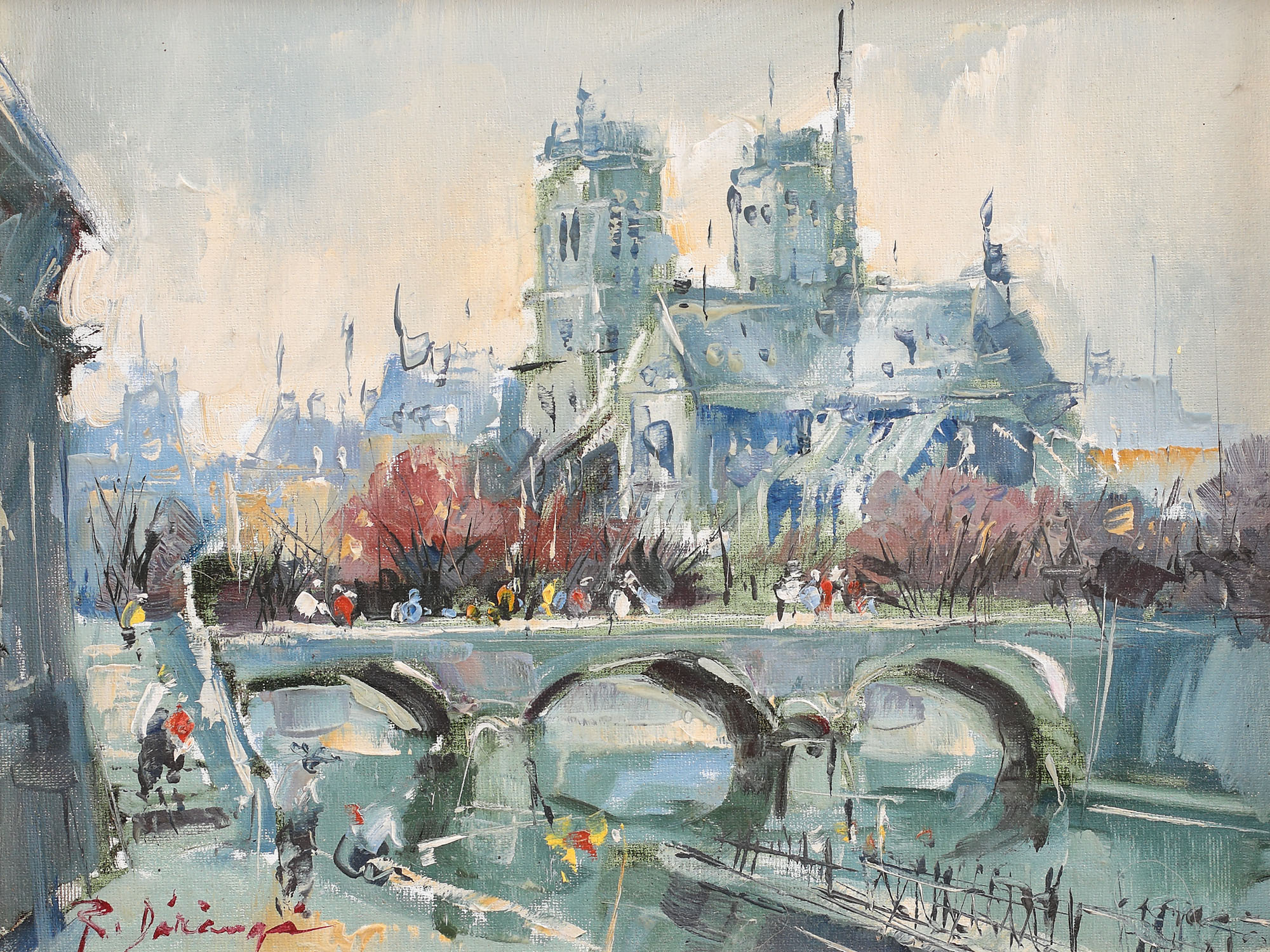 Sena spre Notre Dame