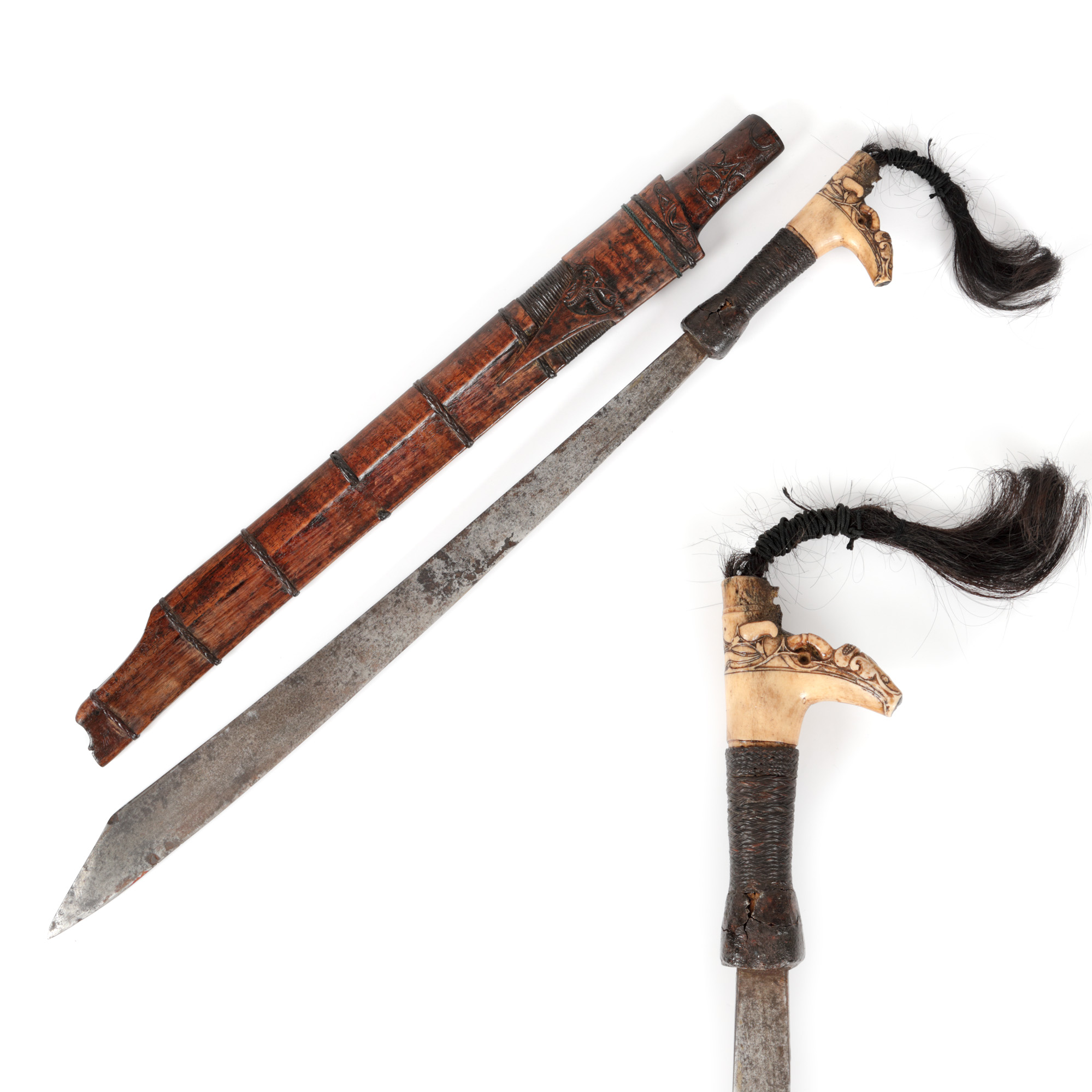 Parang Ilang, sabie tradițională a poporului Dayak, Borneo, sec. XVIII-XIX 