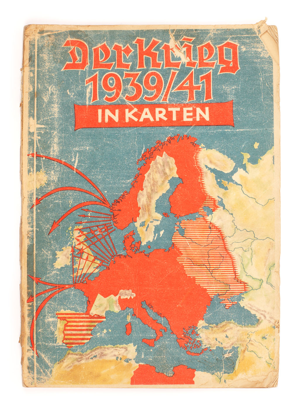 "Războiul 1939 - 1941", de Giselher Wirsing, germană, Munchen, cu ex-libris Barbu Slătineanu, provine din colecţia familiei Ghica