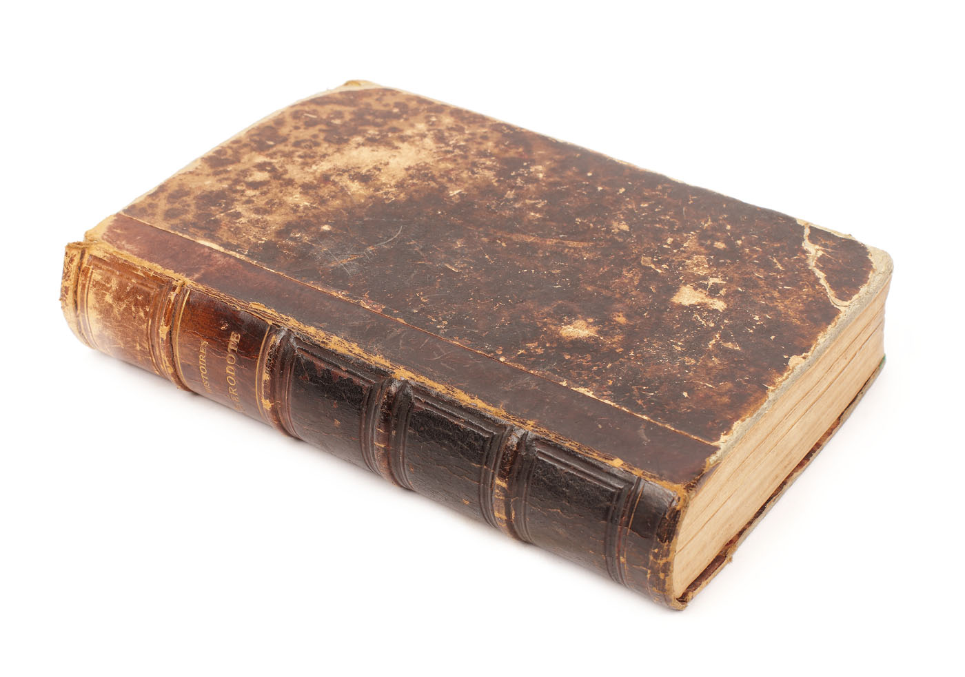 "Istoriile lui Herodot", franceză, Paris, 1860, cu ex-libris Dimitrie Ion Ghica