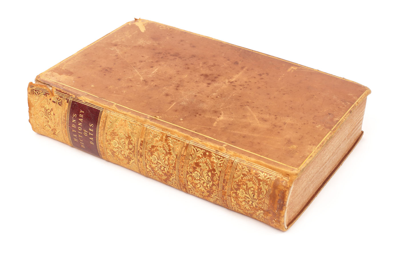 "Dicționar de referințe universale", de Joseph Haydn, engleză, Londra, 1845, cu ex-libris Dimitrie Ion Ghica