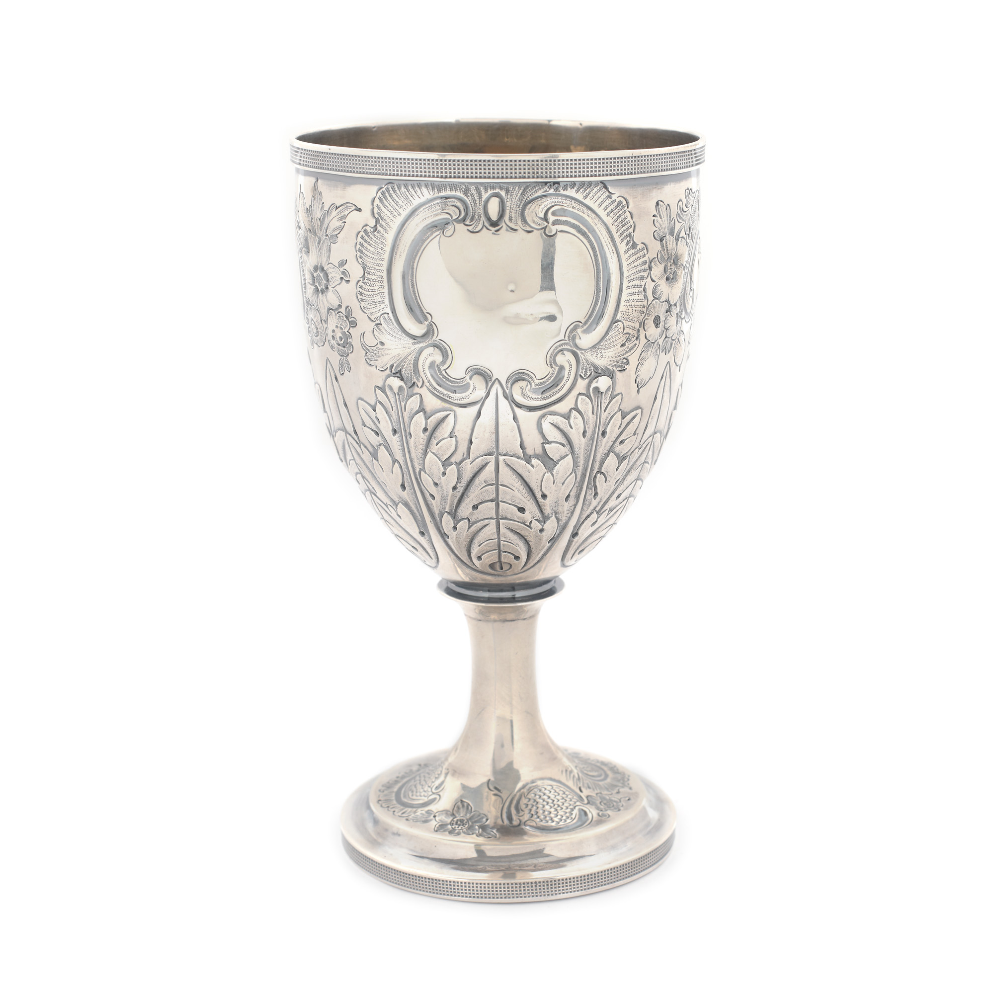 Cupă din argint, cu decor floral-vegetal, 1807