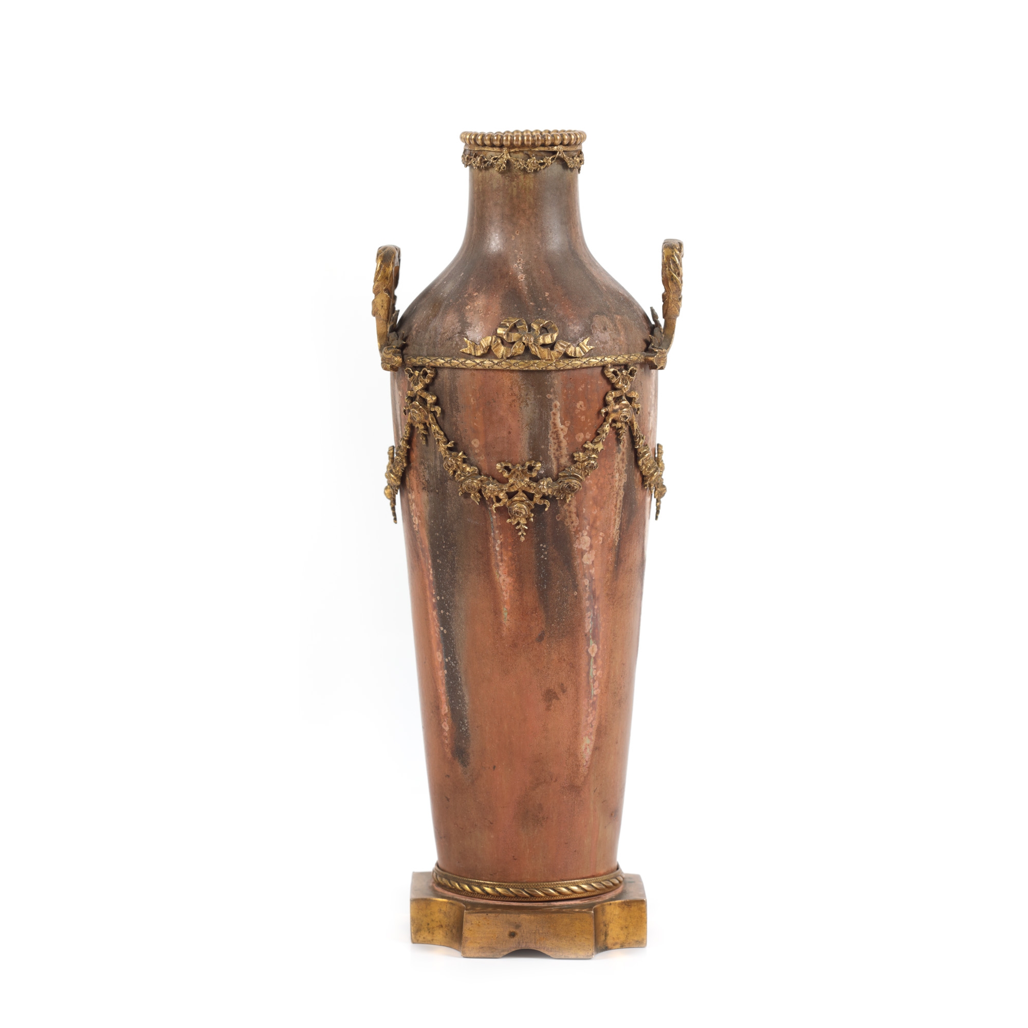 Rar vas Denbac din ceramică, cu decor de inspirație Louis XVI, cca. 1930