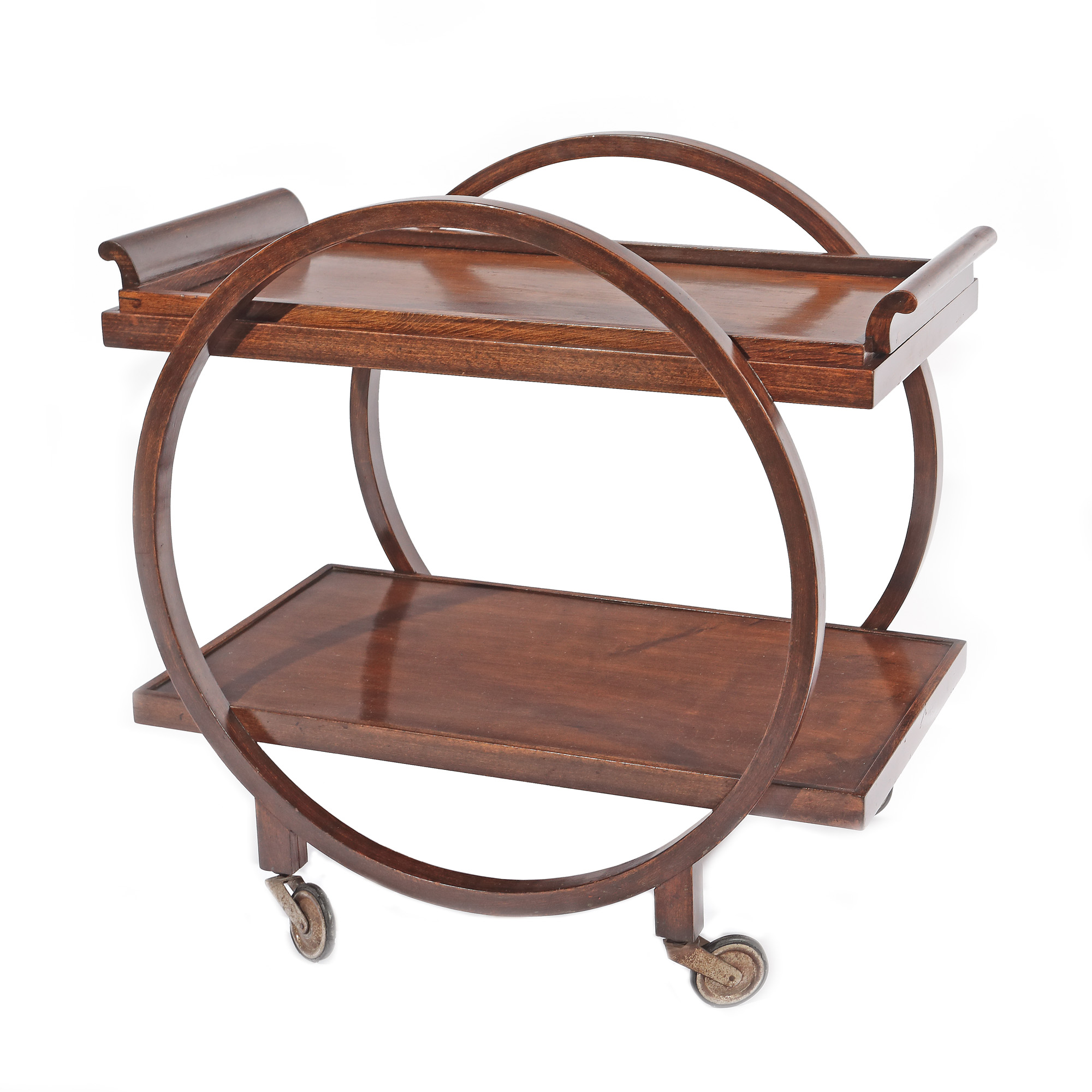Masă Thonet, Art Deco, cu tavă detașabilă, 1920-1940