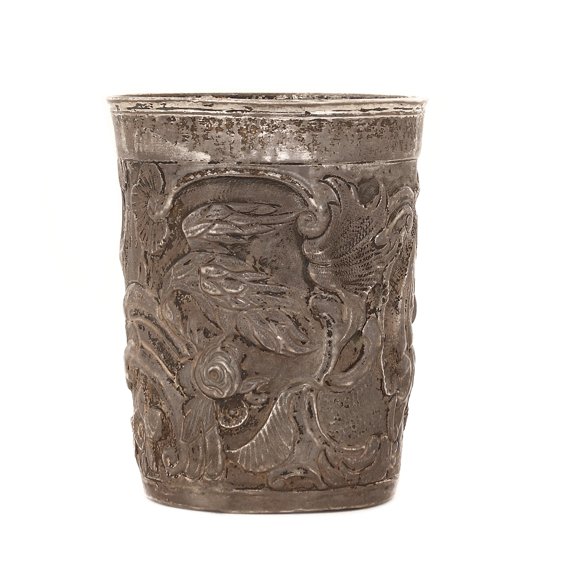 Silver glass, master Alderman Fyodor Petrov, 1759-1784
