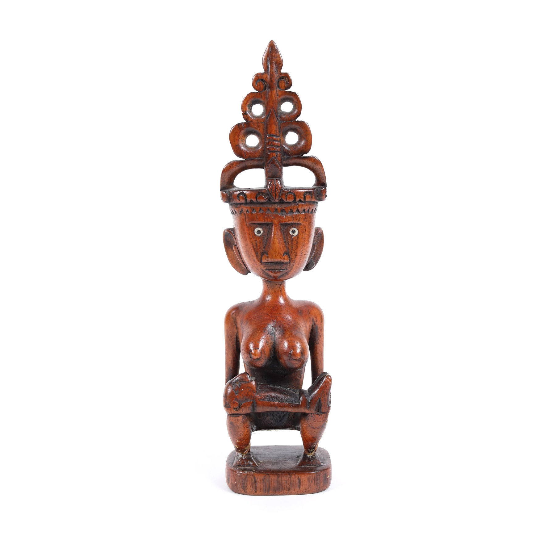 Statueta africană reprezentând o zeitate a fertilității, provine din colecția muzeologului Alexandru Marinescu