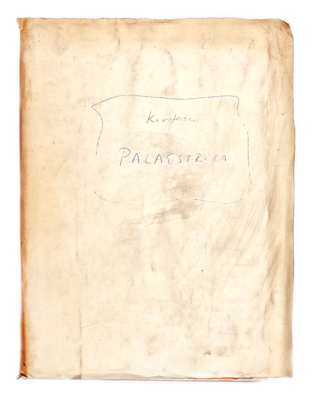 ”Palaestrica - istoria educației fizice”, de Constantin Kirițescu, București, 1943, cu autograful scriitorului Eugen Barbu