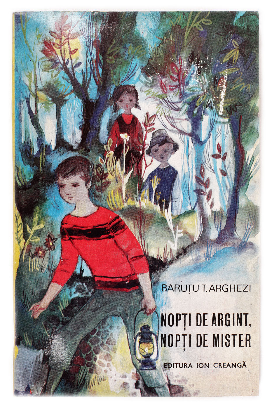 "Nopți de argint, nopți de mister", de Baruțu T. Arghezi, București, 1970, cu dedicația autorului către scriitorul Eugen Barbu
