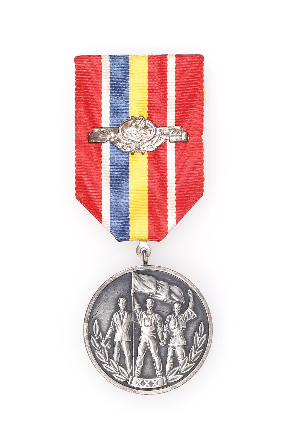 Decorație "30 de ani de la eliberarea României de sub dominația fascistă" (1944-1974), acordată scriitorului Eugen Barbu