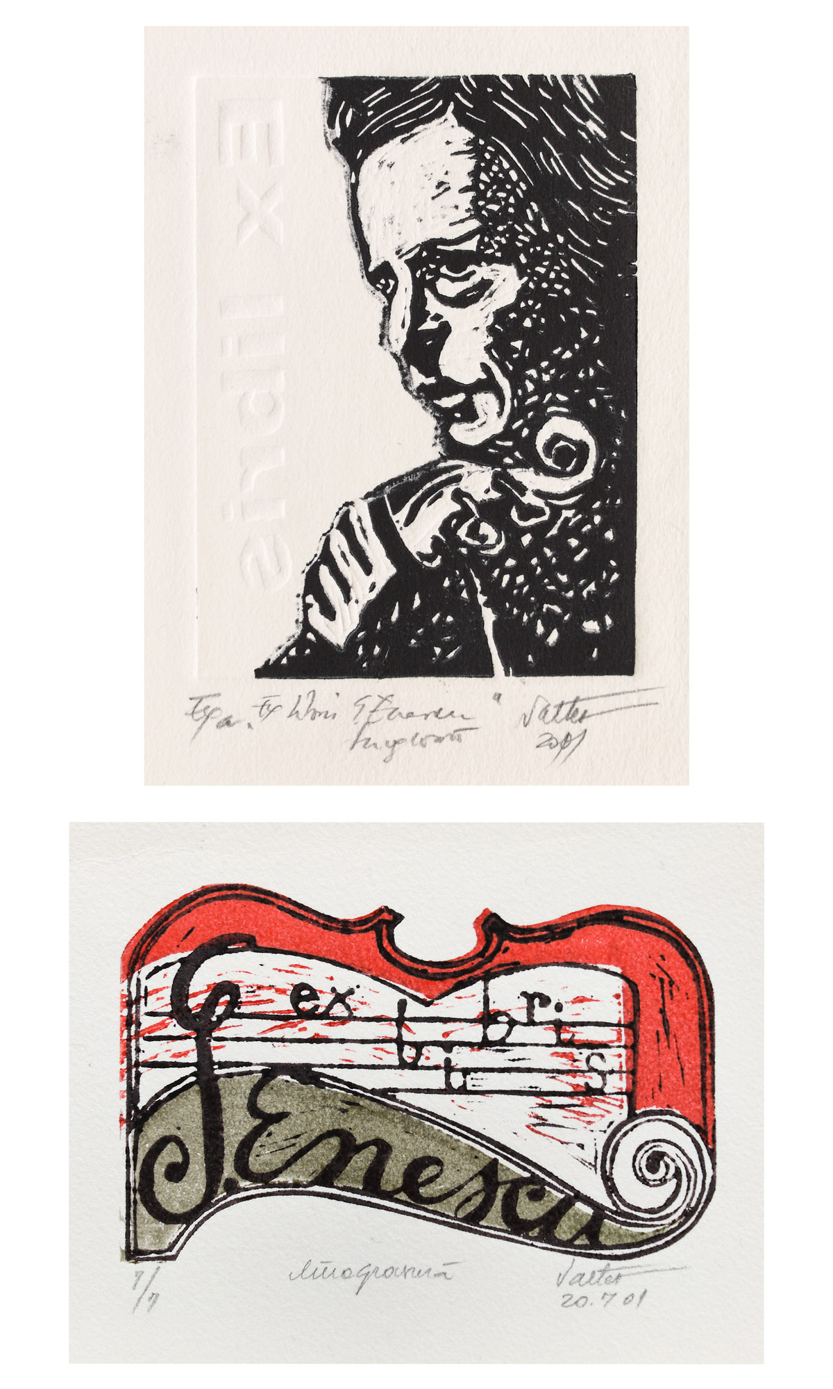 Exlibris (Omagiu lui Enescu)
