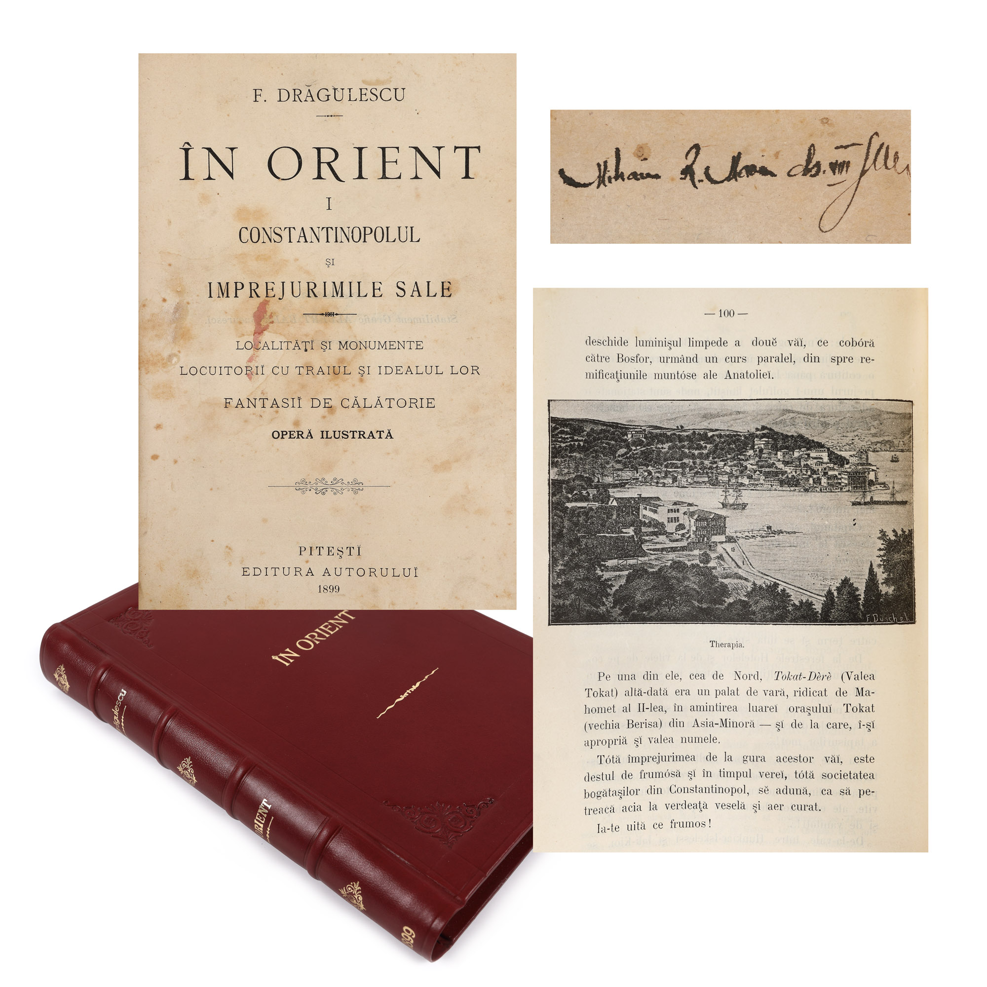 "În Orient - Constantinopolul și împrejurimile sale", by F. Drăgulescu, Pitești, 1899
