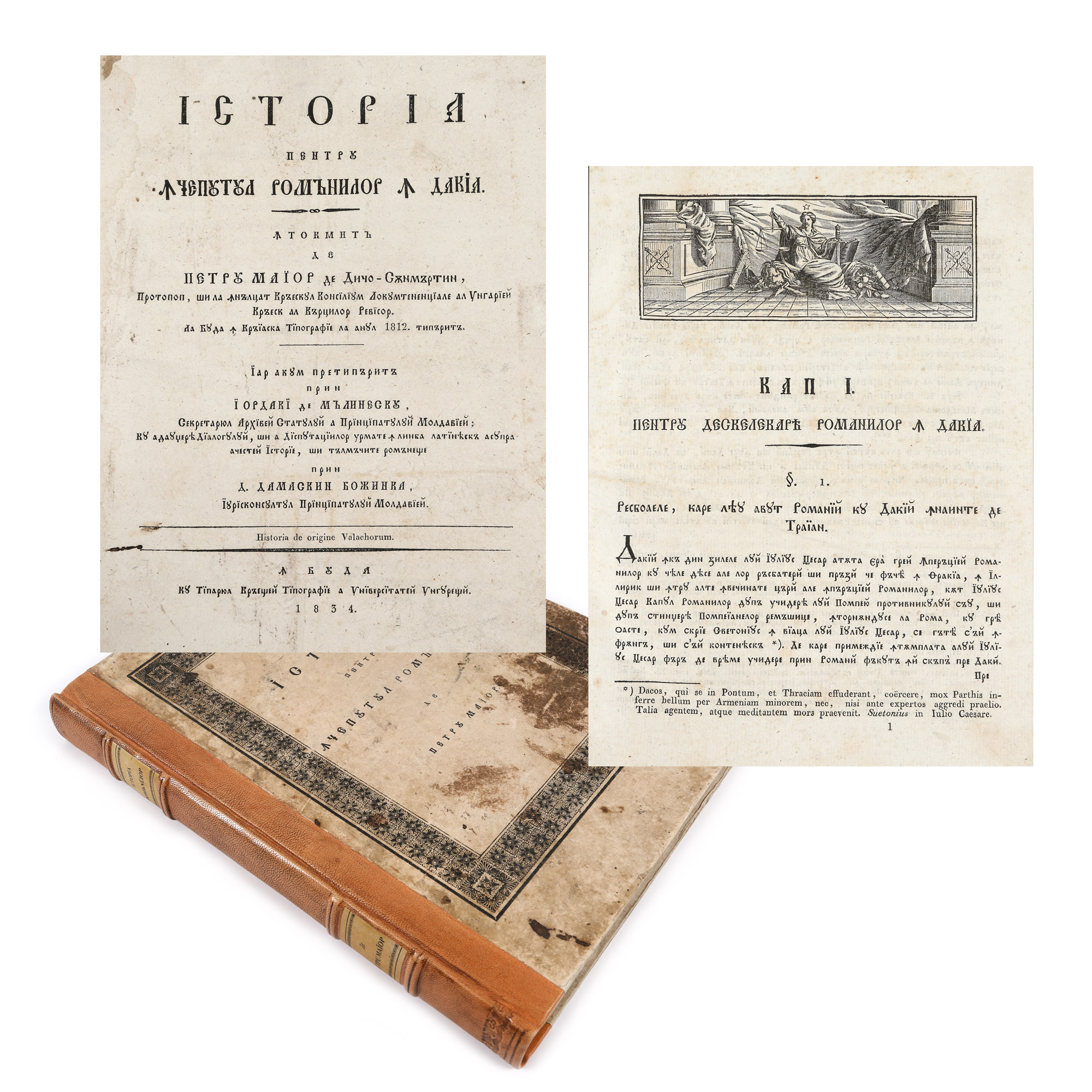 ”Istoria pentru începutul românilor în Dacia”, de Petru Maior, Buda, 1834