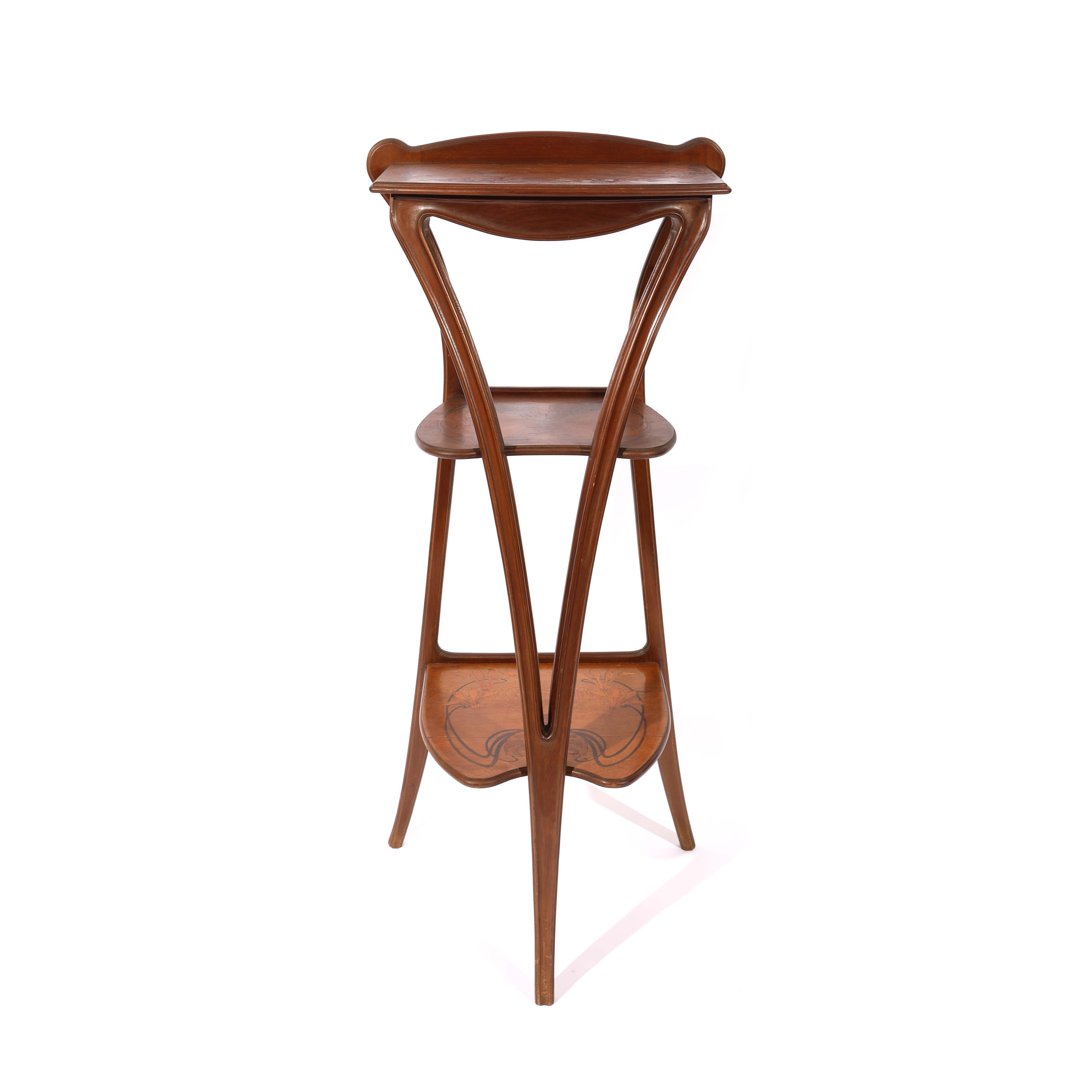 Etajeră tripod Louis Majorelle, École de Nancy, cca. 1905-1910