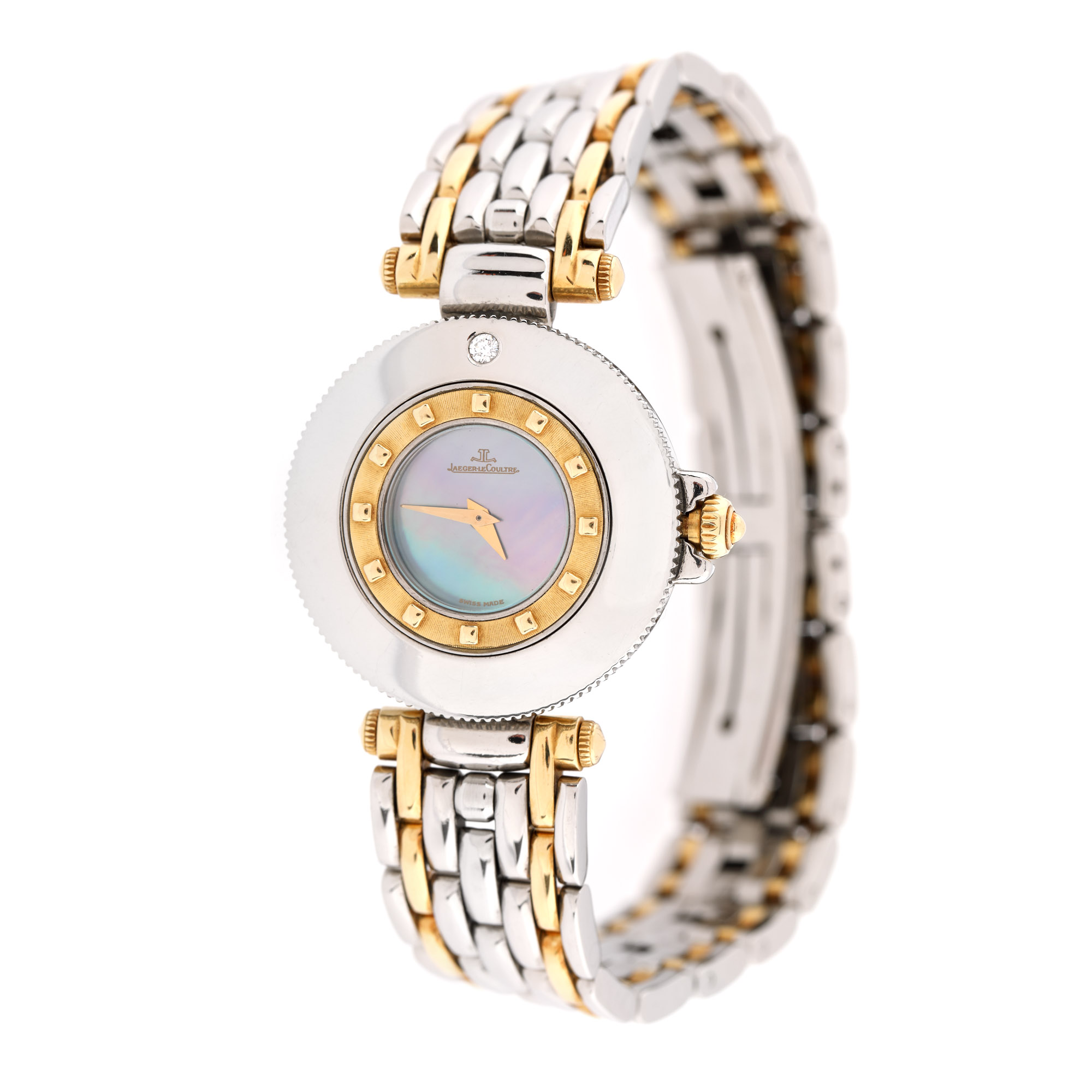 Ceas Jaeger LeCoultre Rendez-Vous, din aur și oțel, de mână, de damă