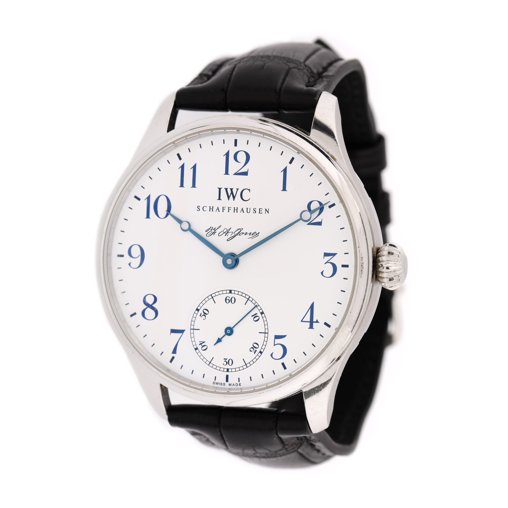 Ceas IWC Schaffhausen Portuguese F. A. Jones, de mână, bărbătesc, ediție limitată 1244/3000