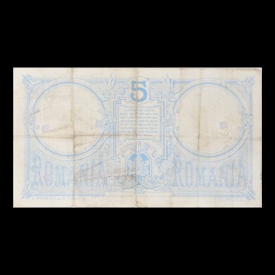 Mortgage note (banknote) of 5 Lei, 1877