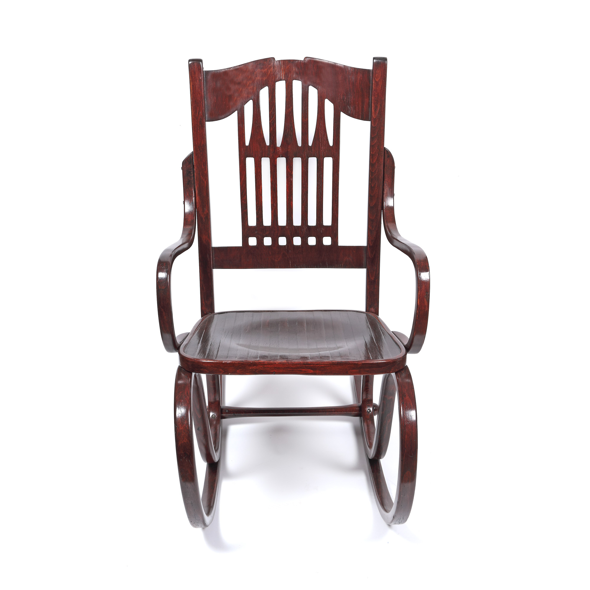 Jacob & Josef Kohn Sezzesion rocking chair, design Koloman Moser, model no. 813, approx. 1902
