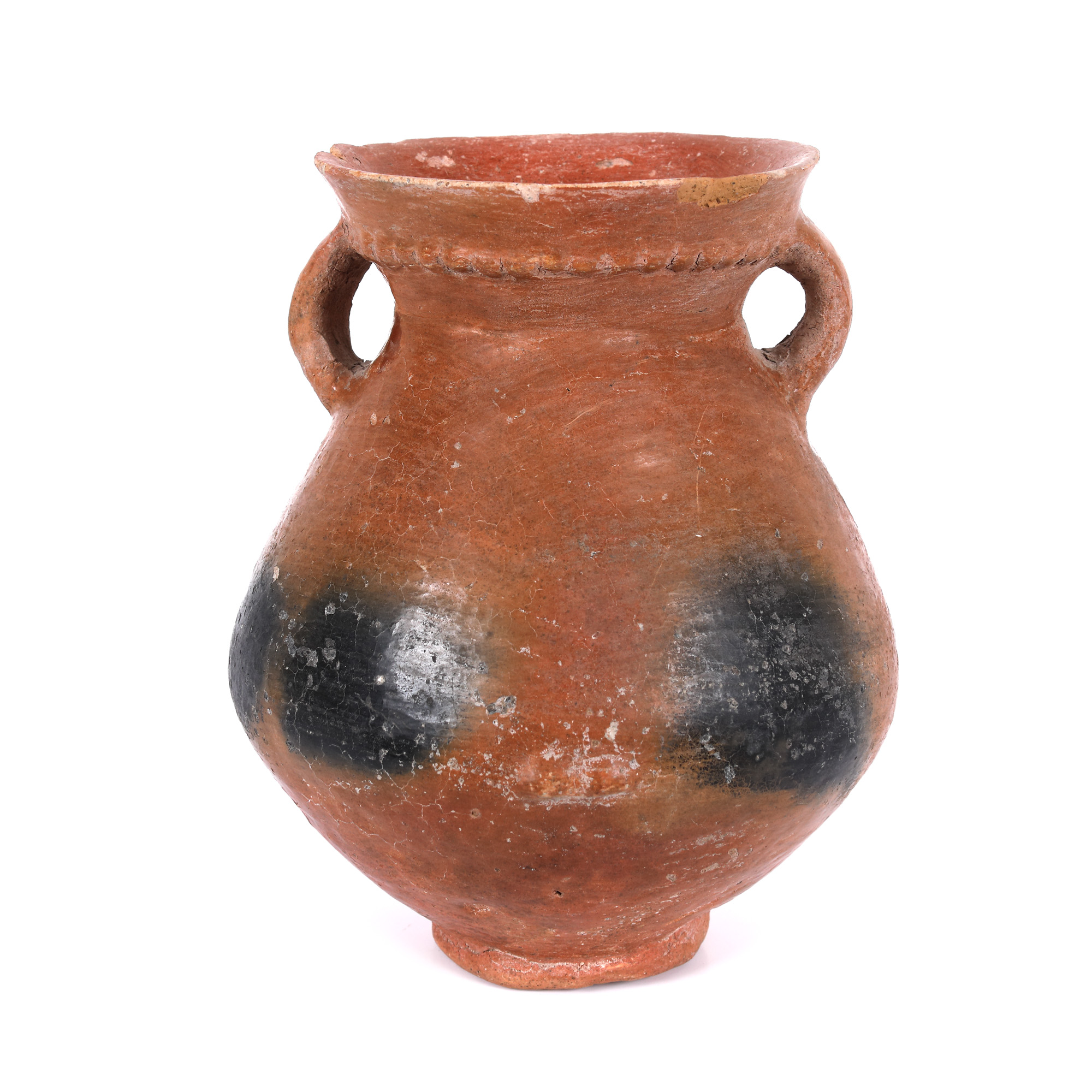 Italian red ceramic vessel, Bronze Age