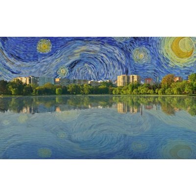 Dimineață pe Lacul Morii