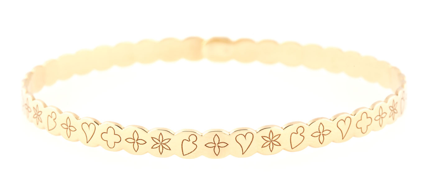 "SINbols" - Moogu rose gold bracelet, engraved with symbols of traditional Transylvanian inspiration