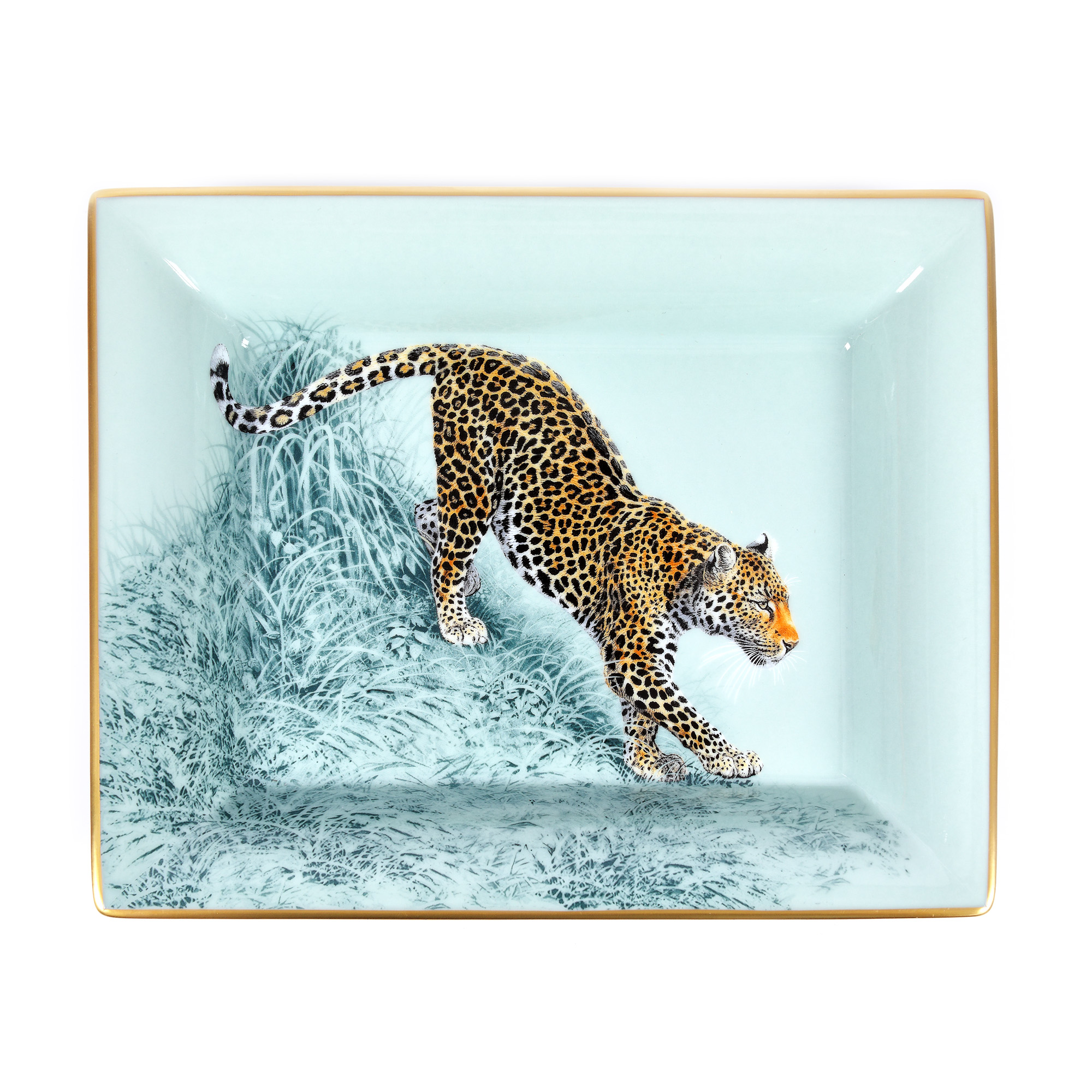 Vide-poche Hermès, din porțelan, din colecția ”Carnets d’Equateur”, în cutia originală