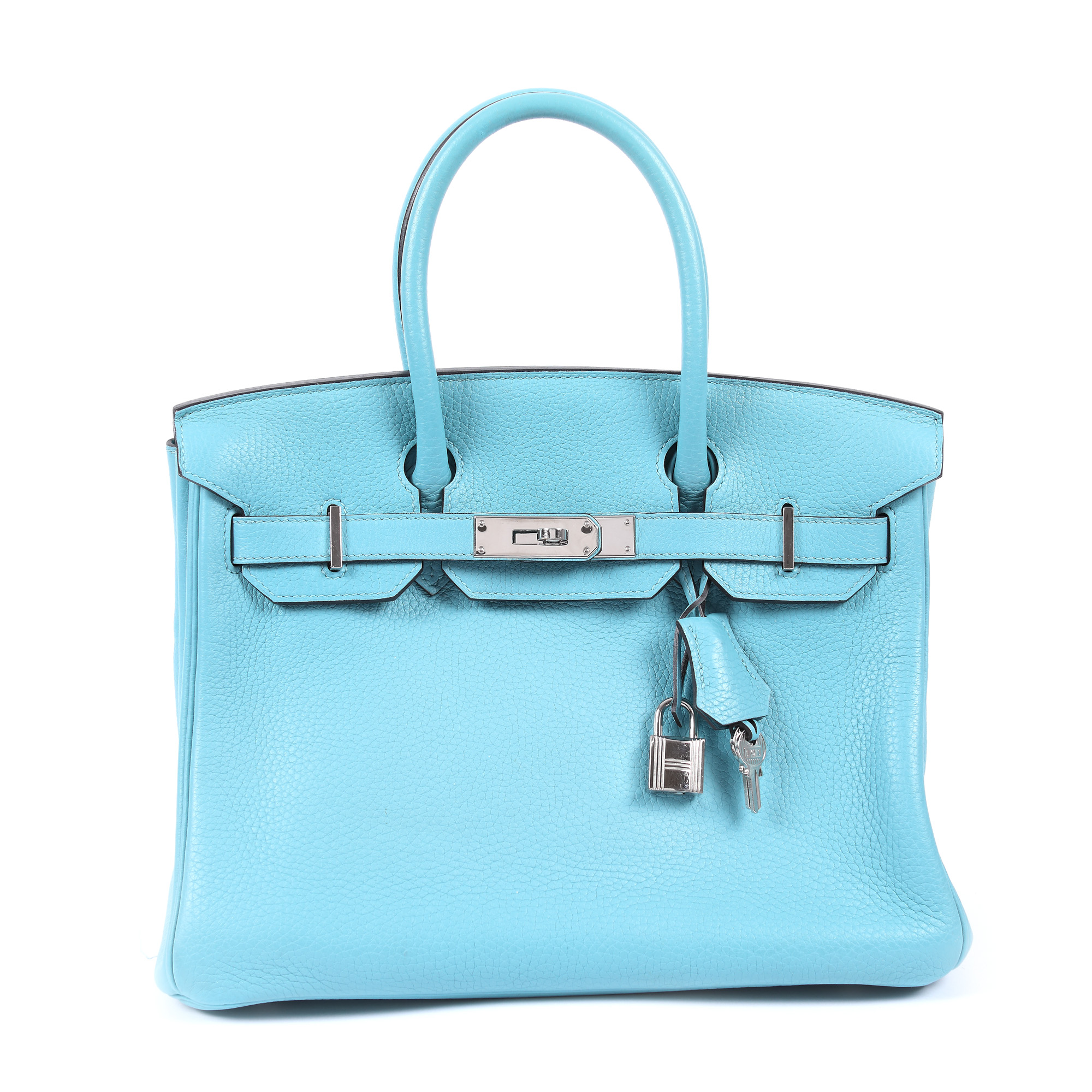 Geantă Hermès, Birkin 30, din piele Togo, de culoare Bleu du Nord