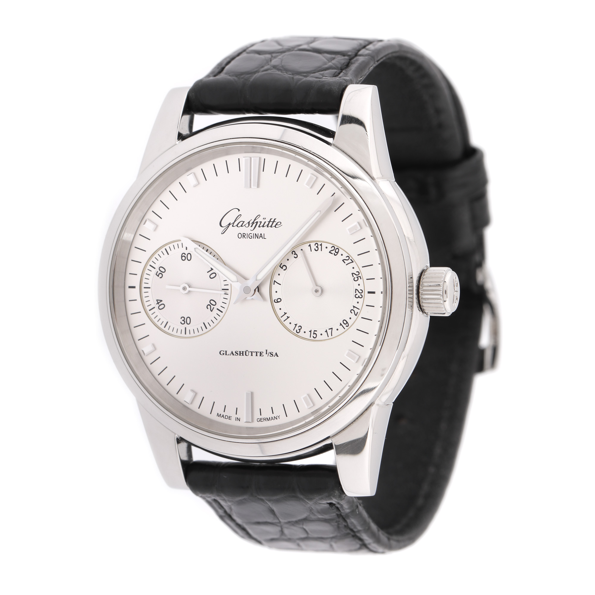 Ceas Glashutte Senator Hand Date, de mână, bărbătesc