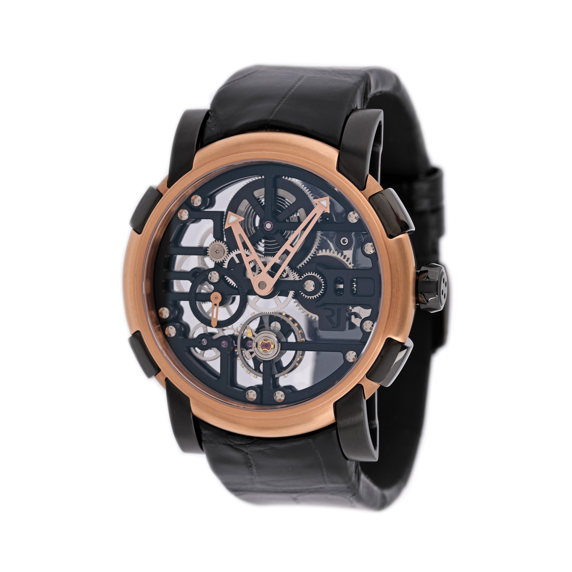 Ceas Romain Jerome Moon-DNA Skylab Red, din aur roz, de mână, bărbătesc, ediție limitată 25/99